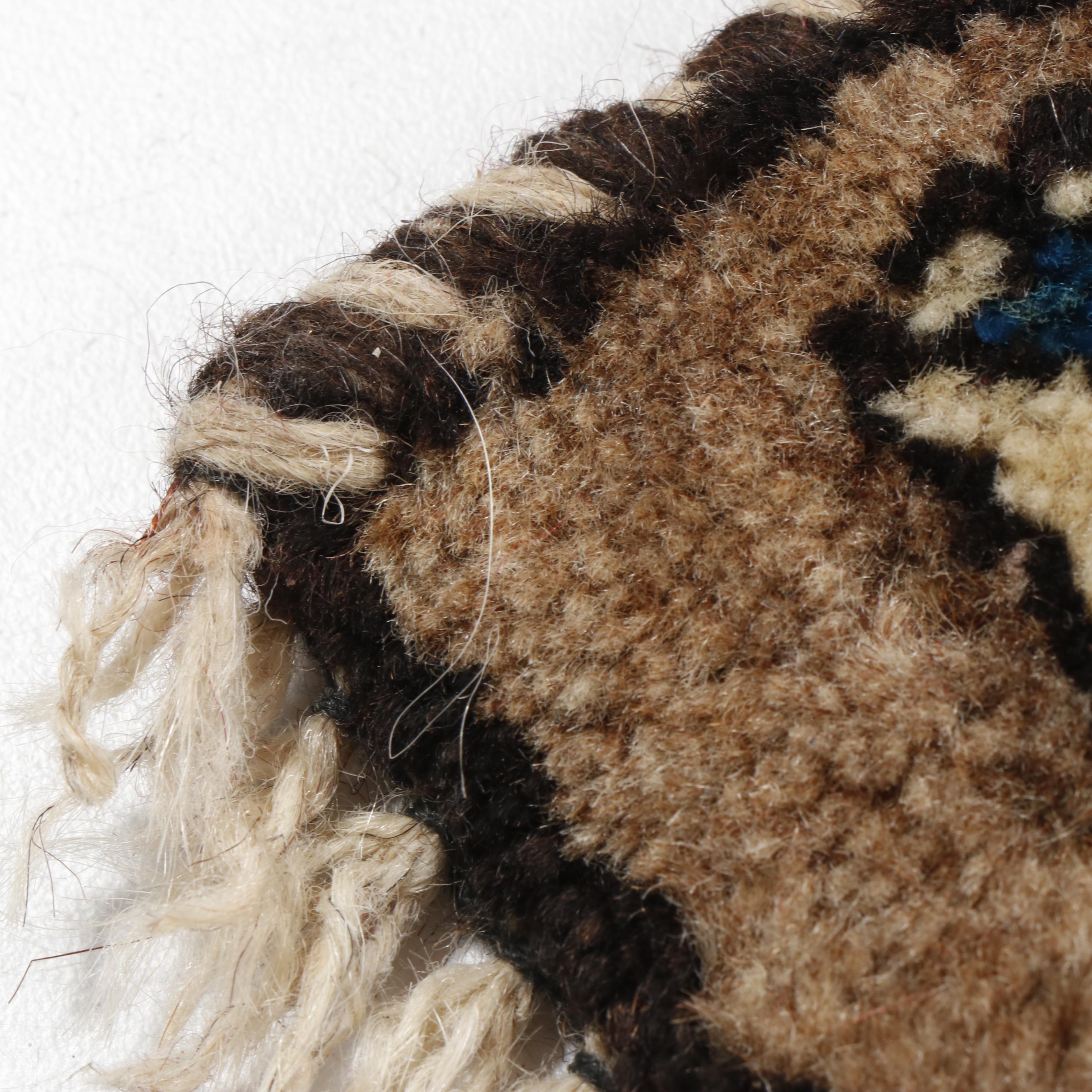 Hand-Knotted Persian Gabbeh Wool Rug