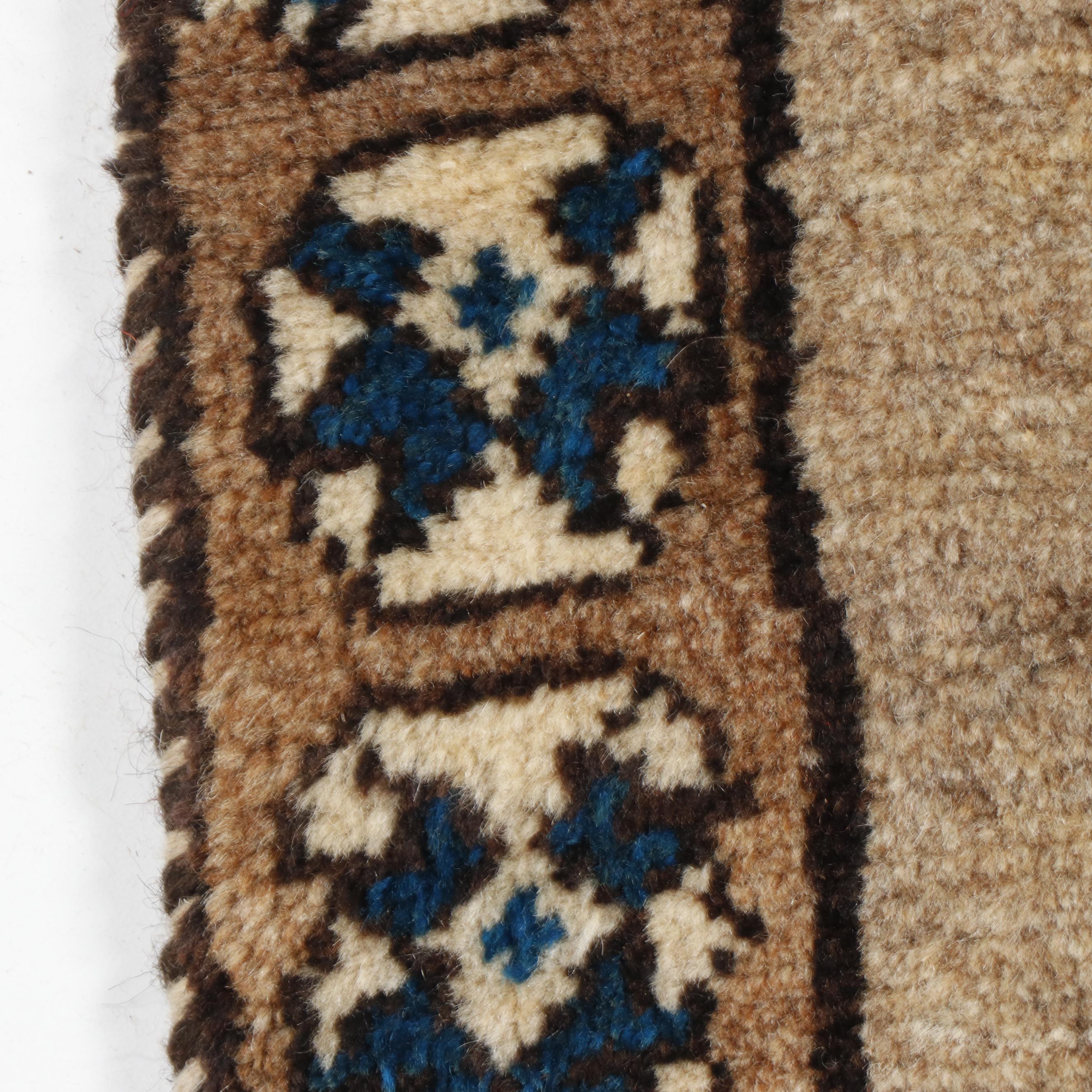 Hand-Knotted Persian Gabbeh Wool Rug