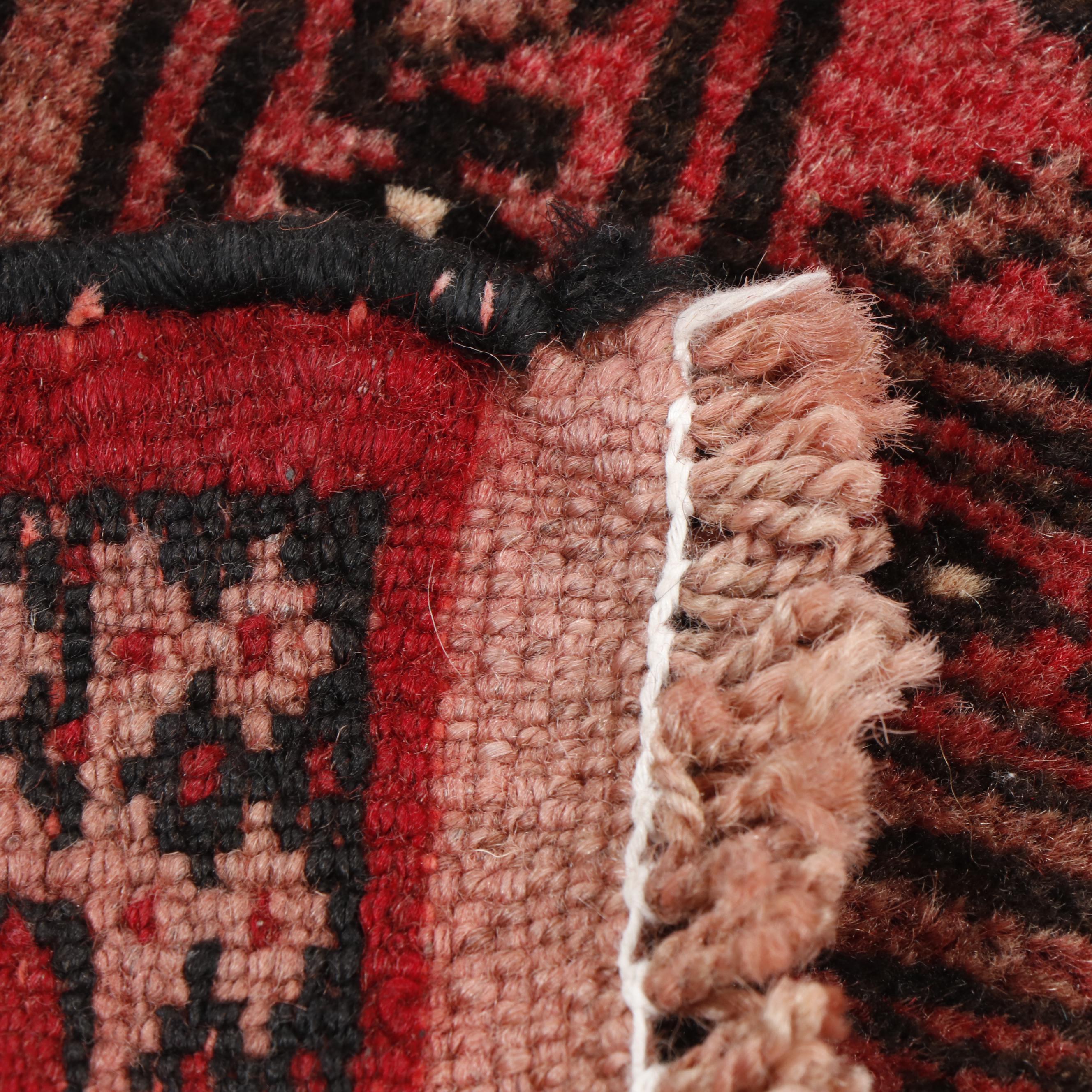 Hand-Knotted Turkmen Wool Rug