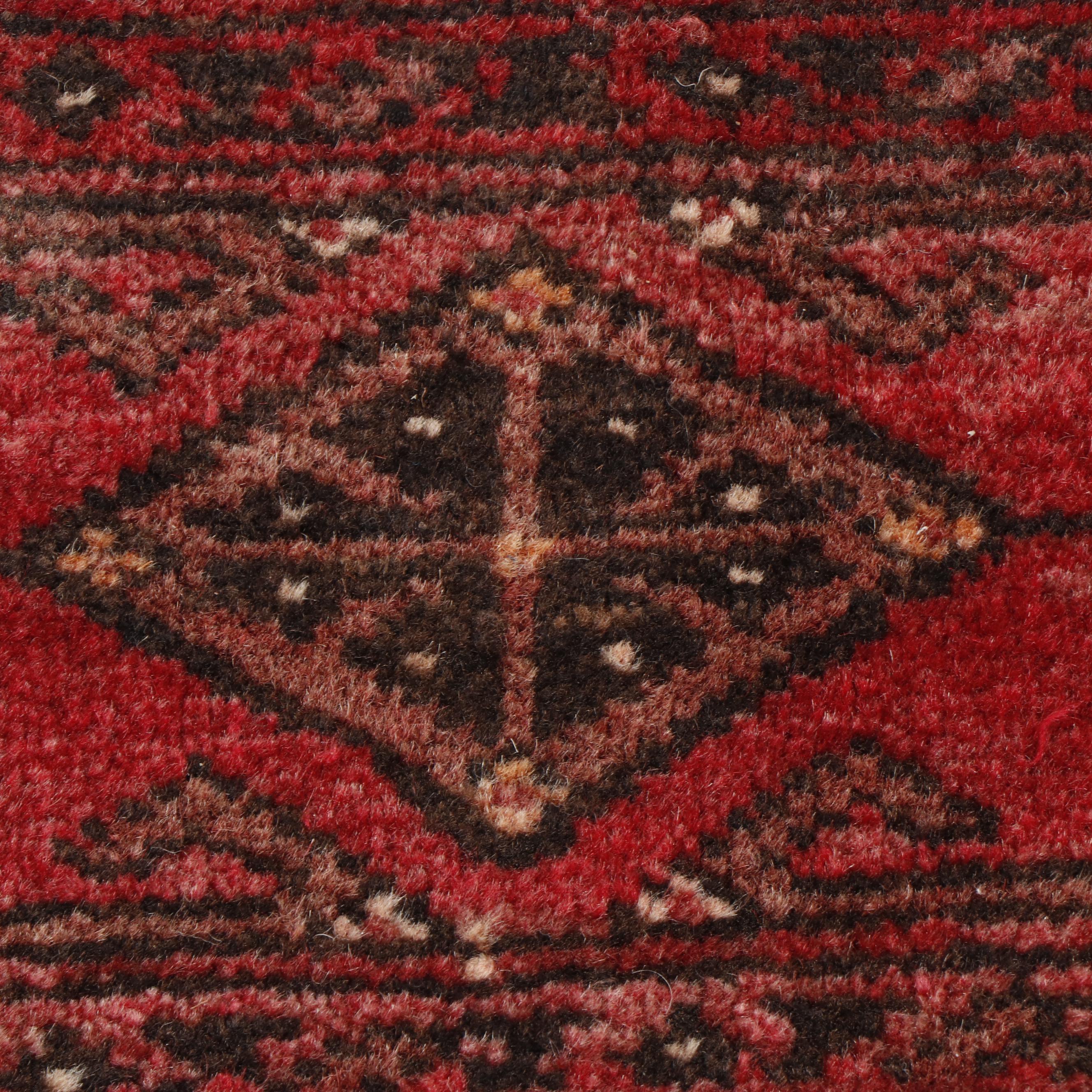 Hand-Knotted Turkmen Wool Rug