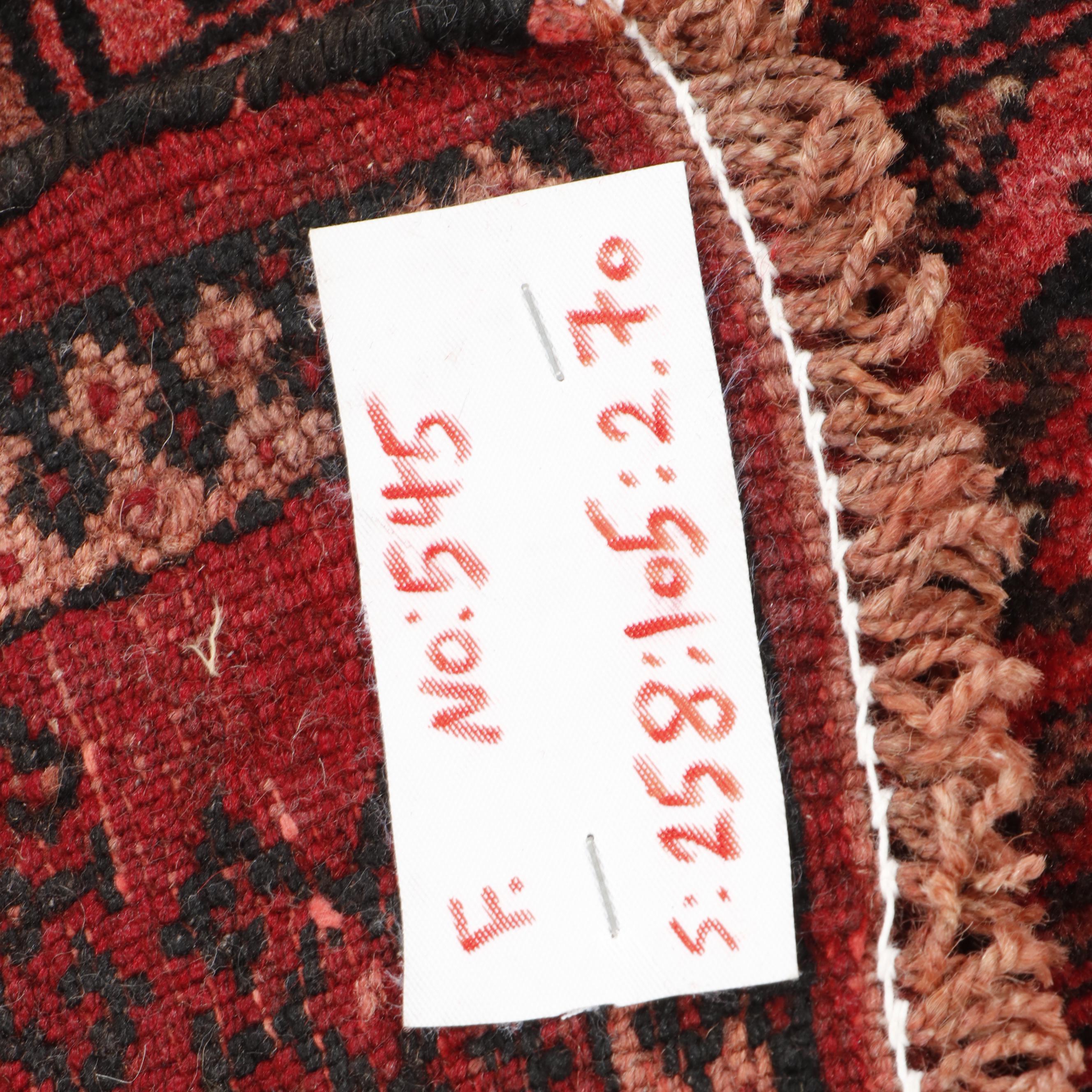 Hand-Knotted Turkmen Wool Rug