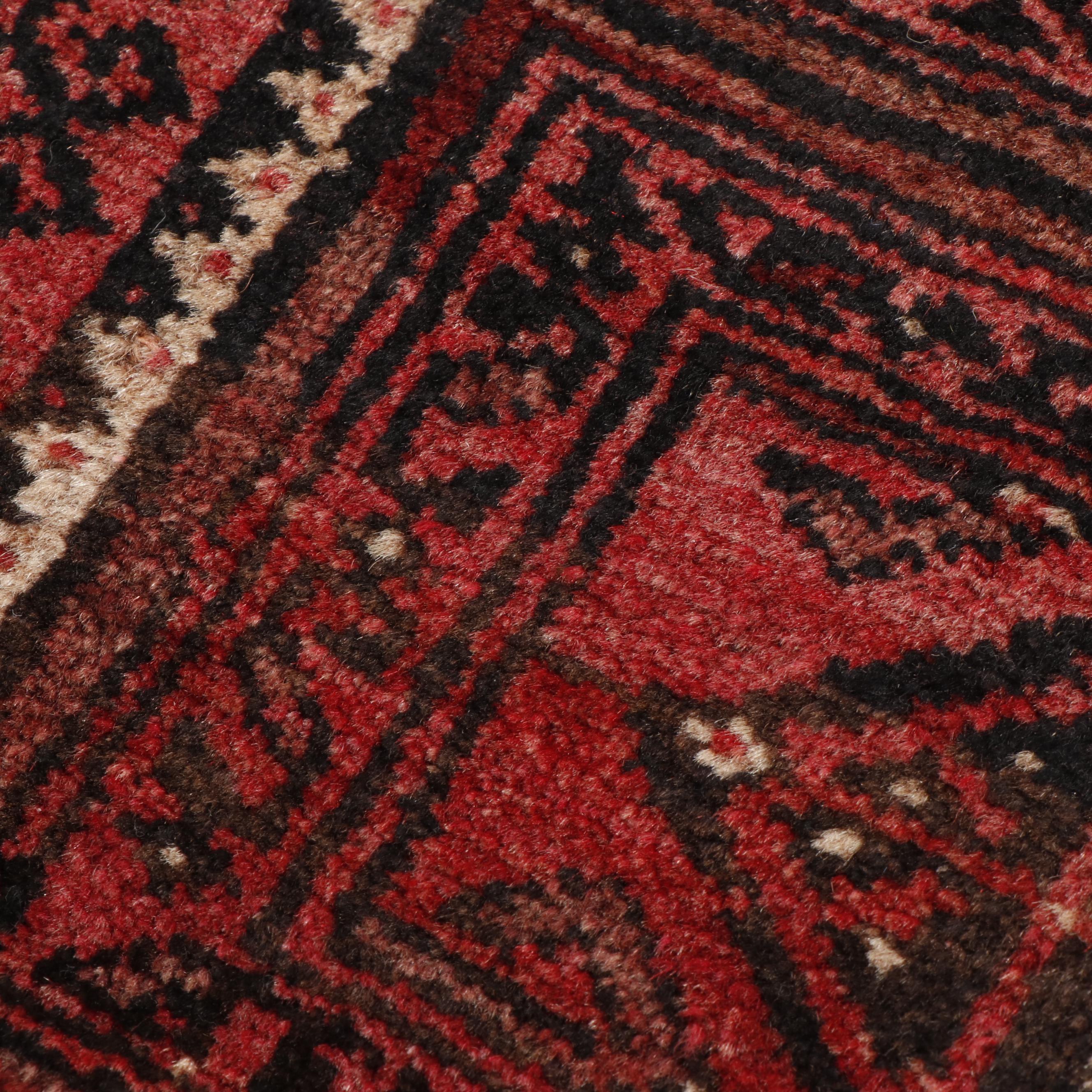 Hand-Knotted Turkmen Wool Rug
