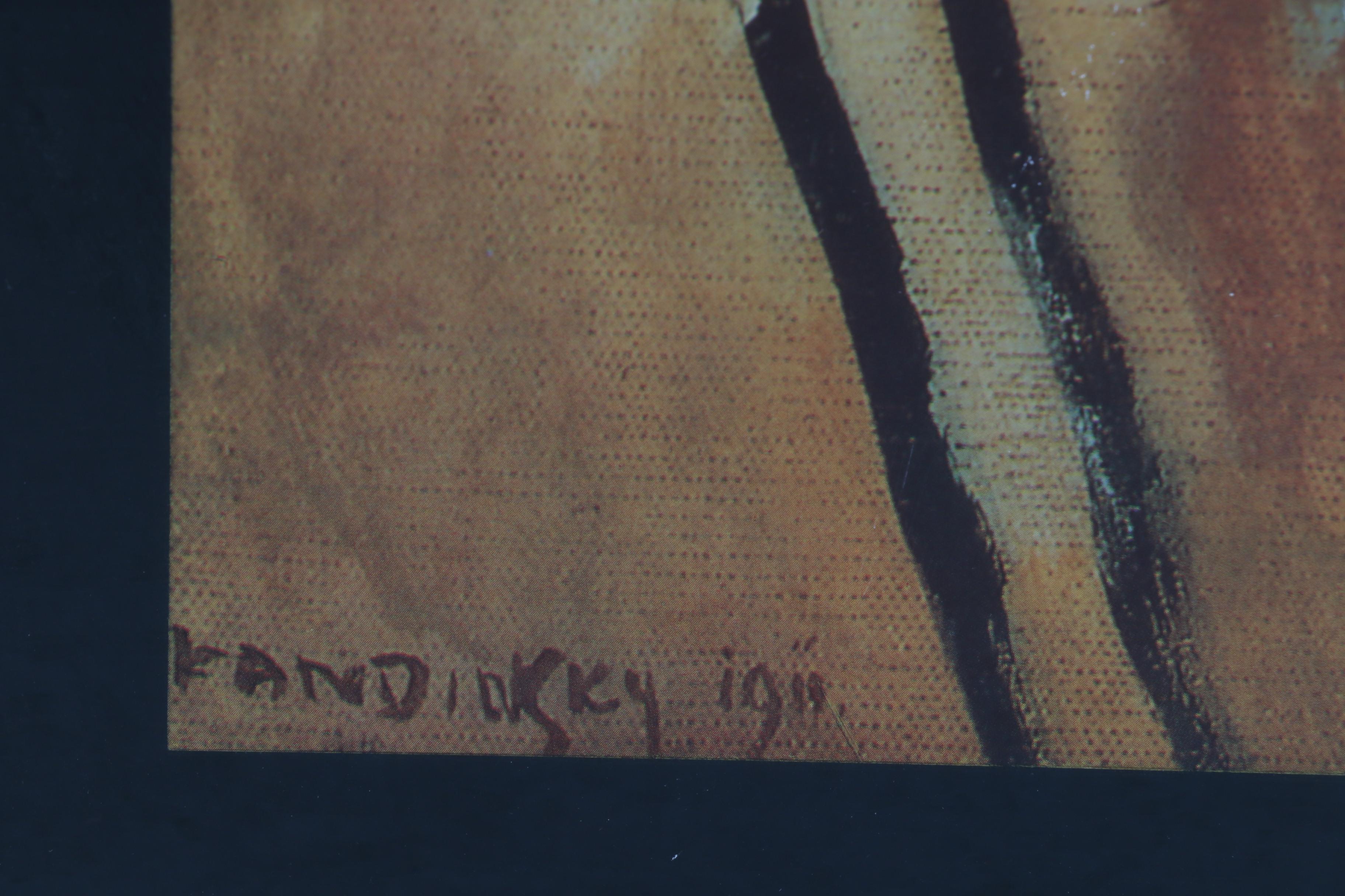 Offset Lithographs After Wassily Kandinsky and L. R. Koury