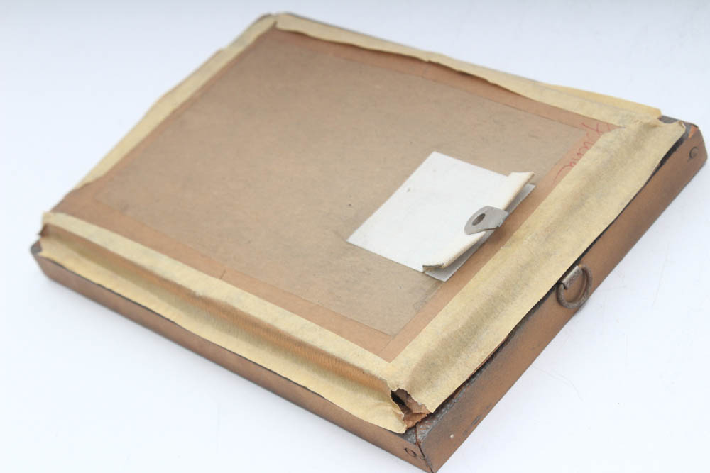 R. L. Gosney Miniature Winter Landscape Oil Painting