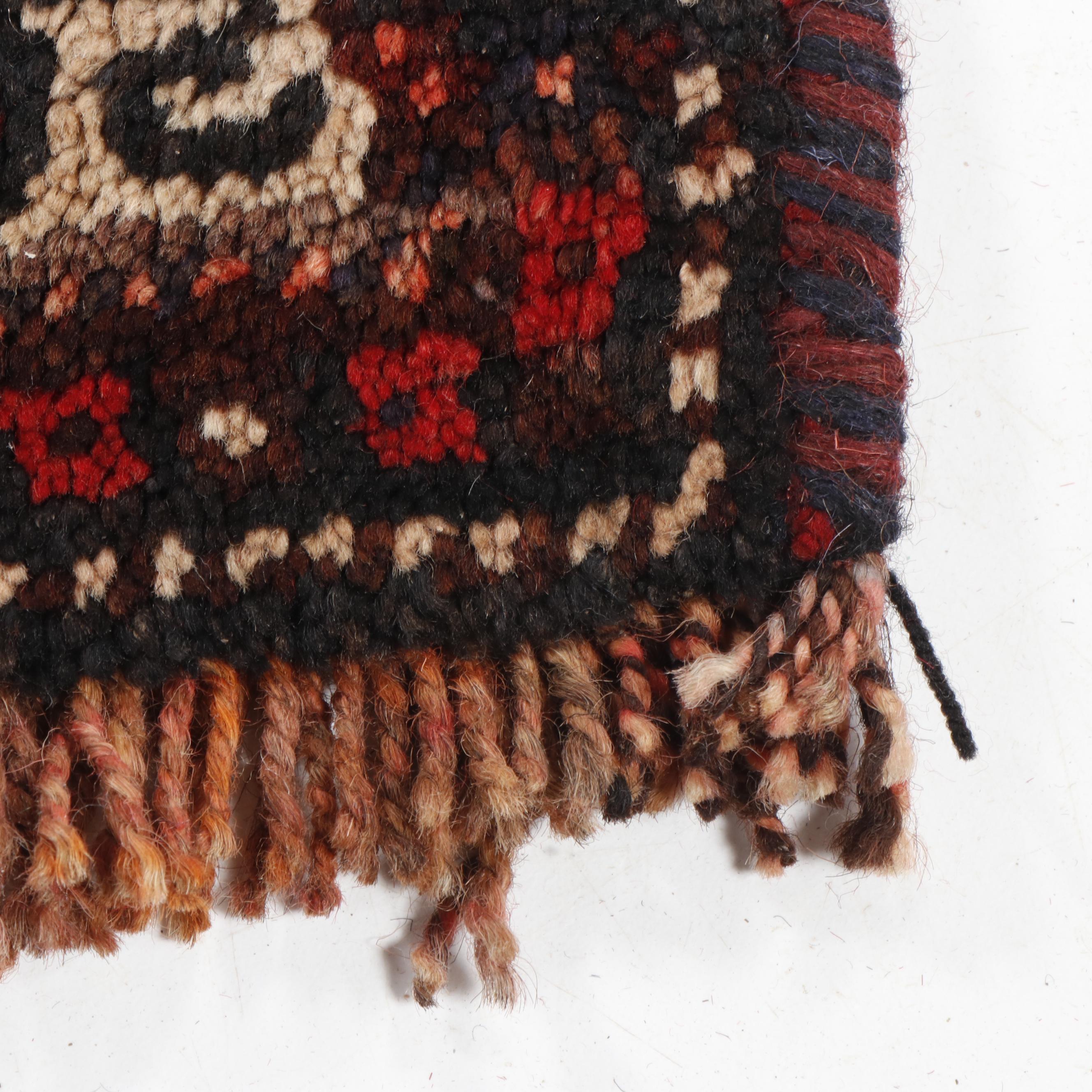 Hand-Knotted Persian Qashqai Wool Rug