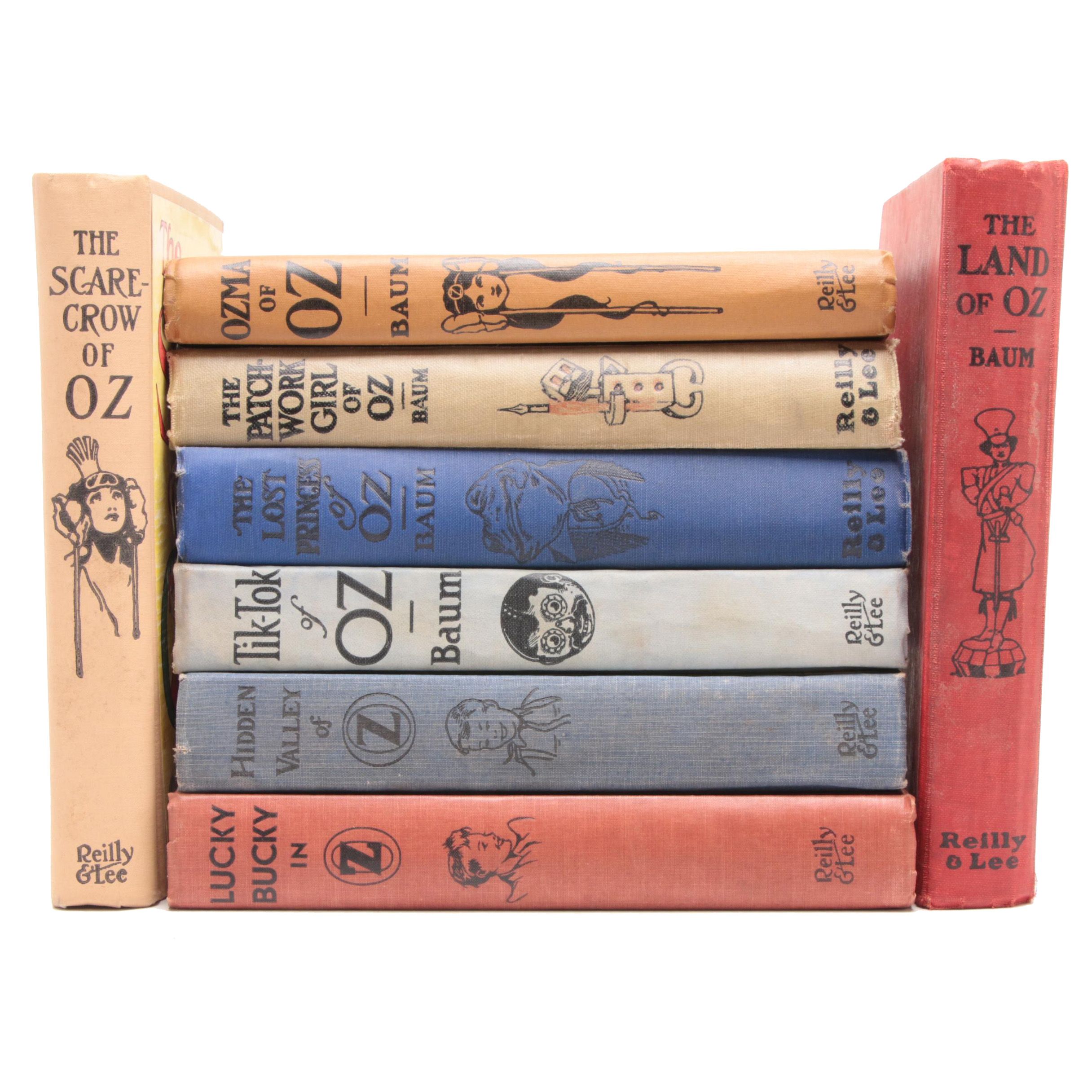 Vintage "Wizard of Oz" Books including First Edition "The Hidden Valley of Oz"