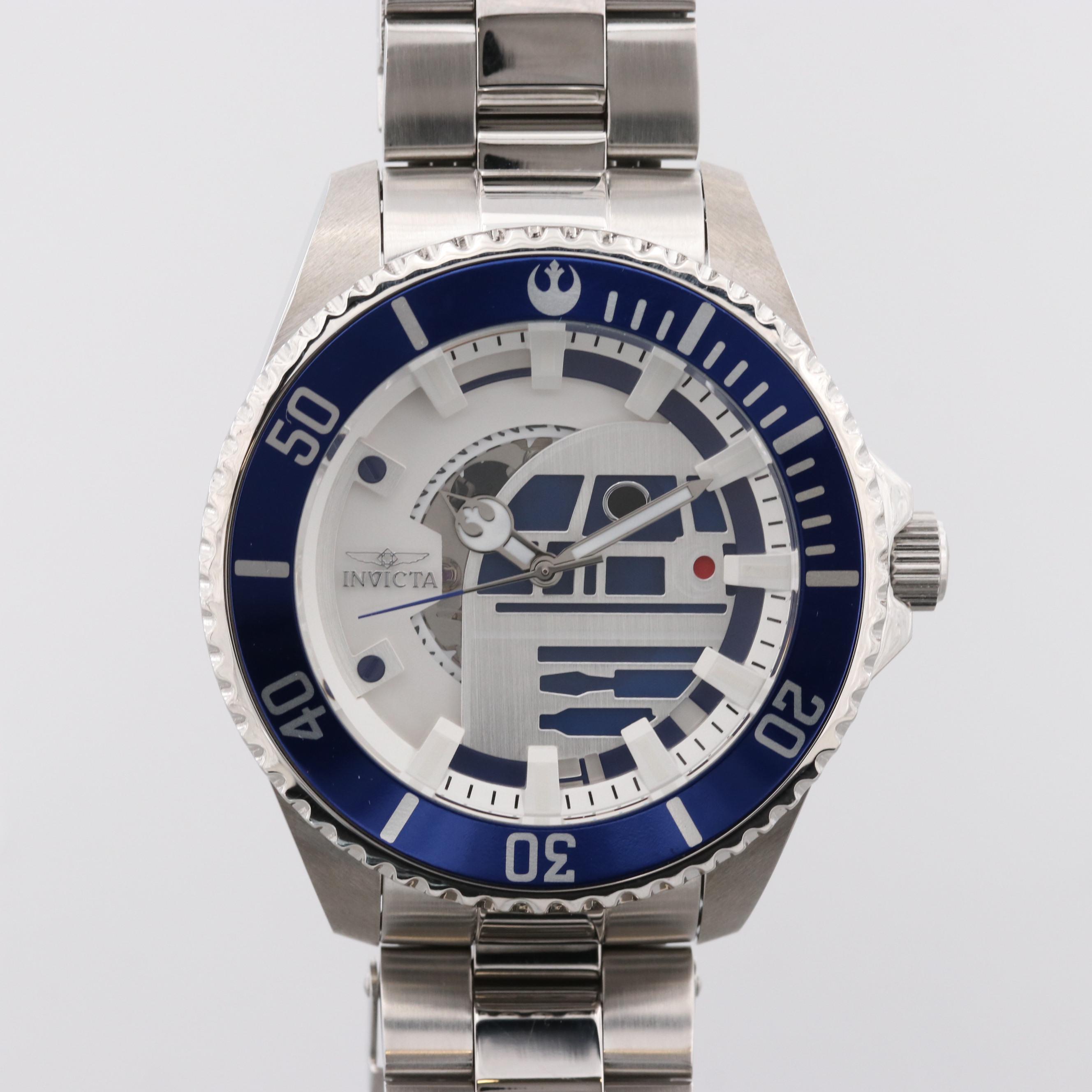 Invicta R2D2 Star Wars Limited Edition Stainless Steel Automatic Watch