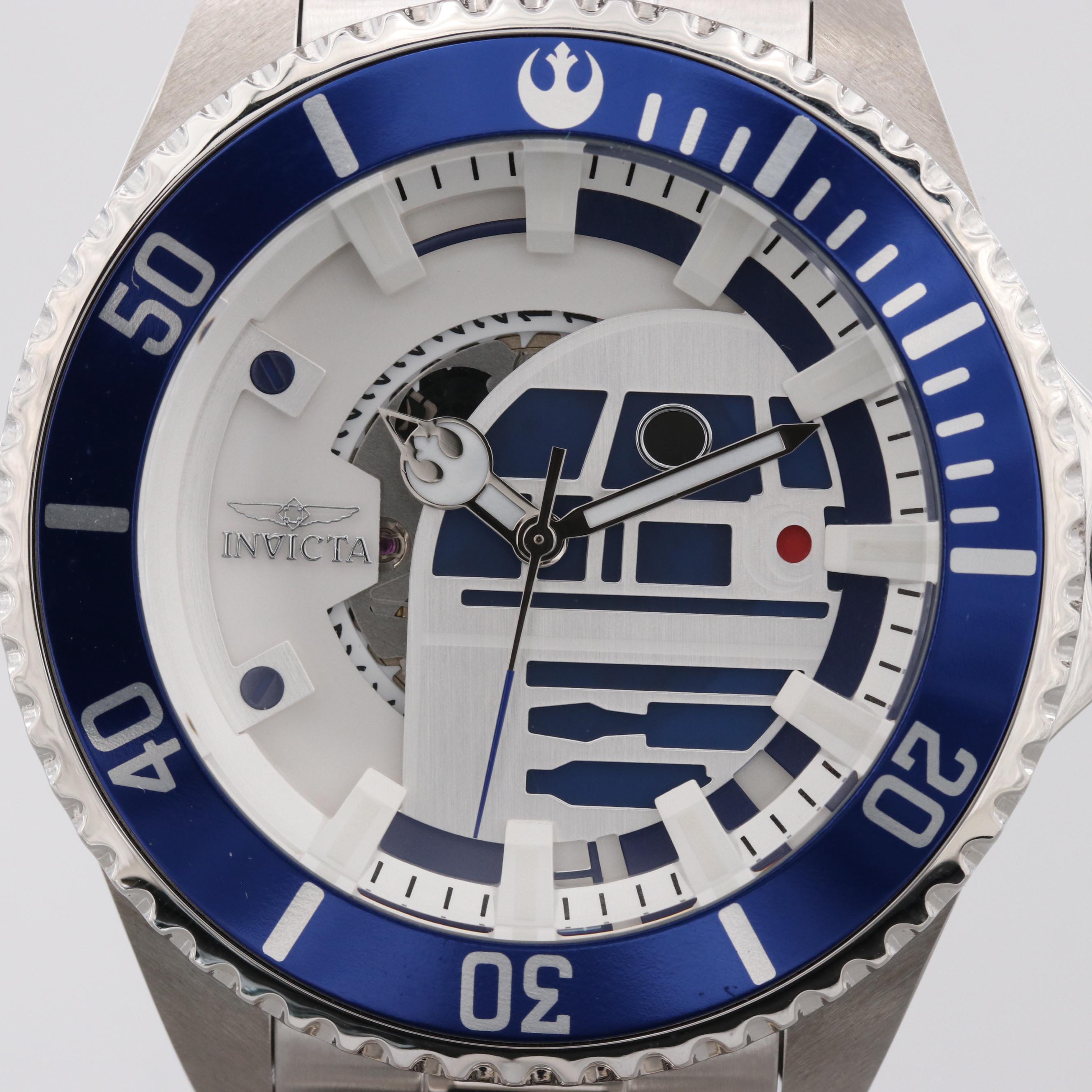 Invicta R2D2 Star Wars Limited Edition Stainless Steel Automatic Watch