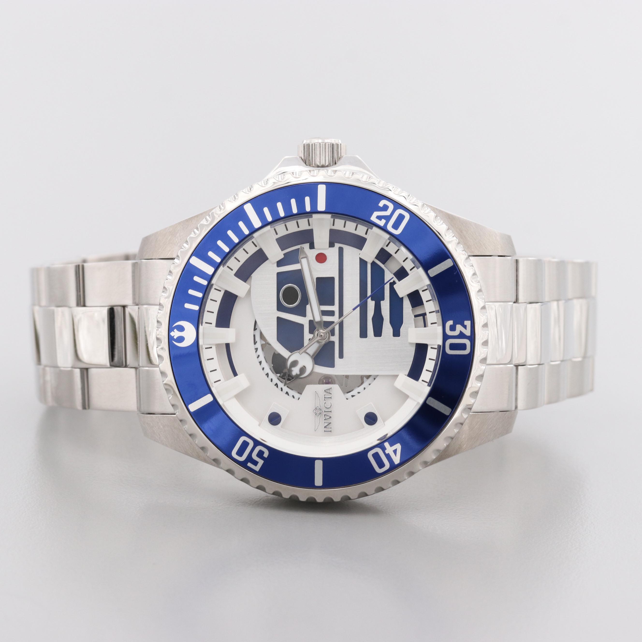 Invicta R2D2 Star Wars Limited Edition Stainless Steel Automatic Watch