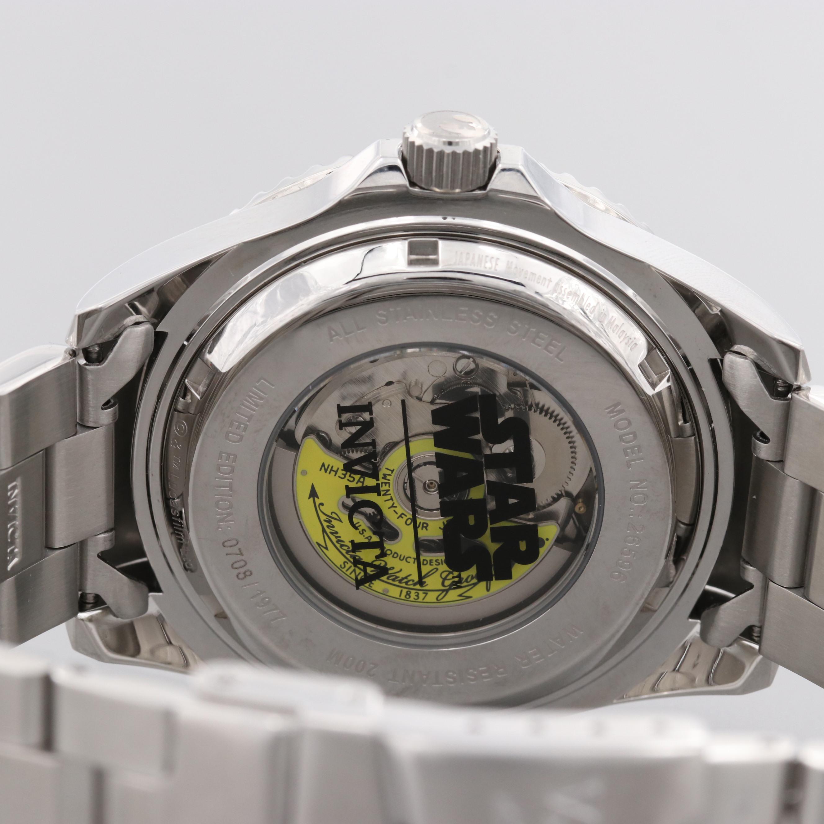 Invicta R2D2 Star Wars Limited Edition Stainless Steel Automatic Watch