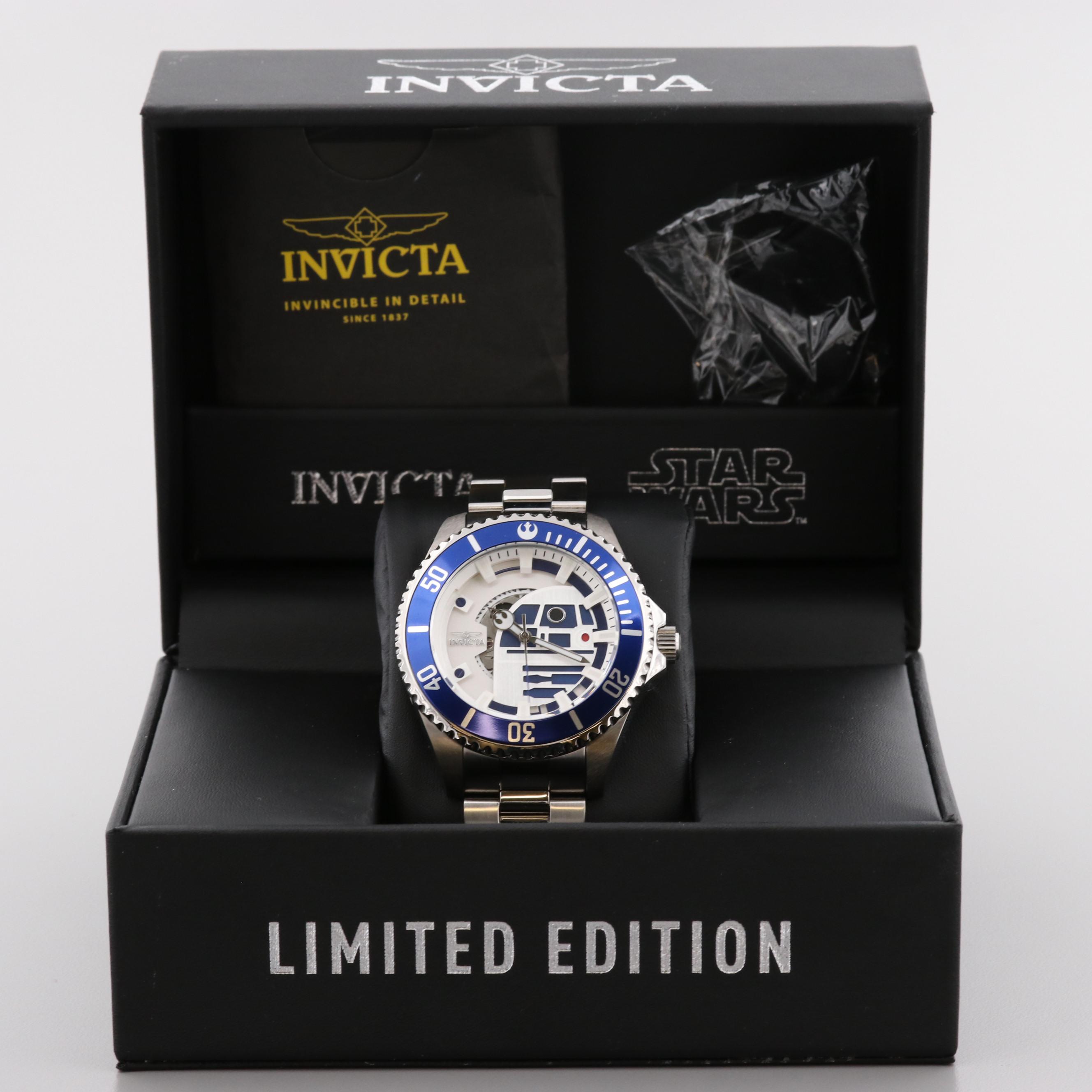 Invicta R2D2 Star Wars Limited Edition Stainless Steel Automatic Watch