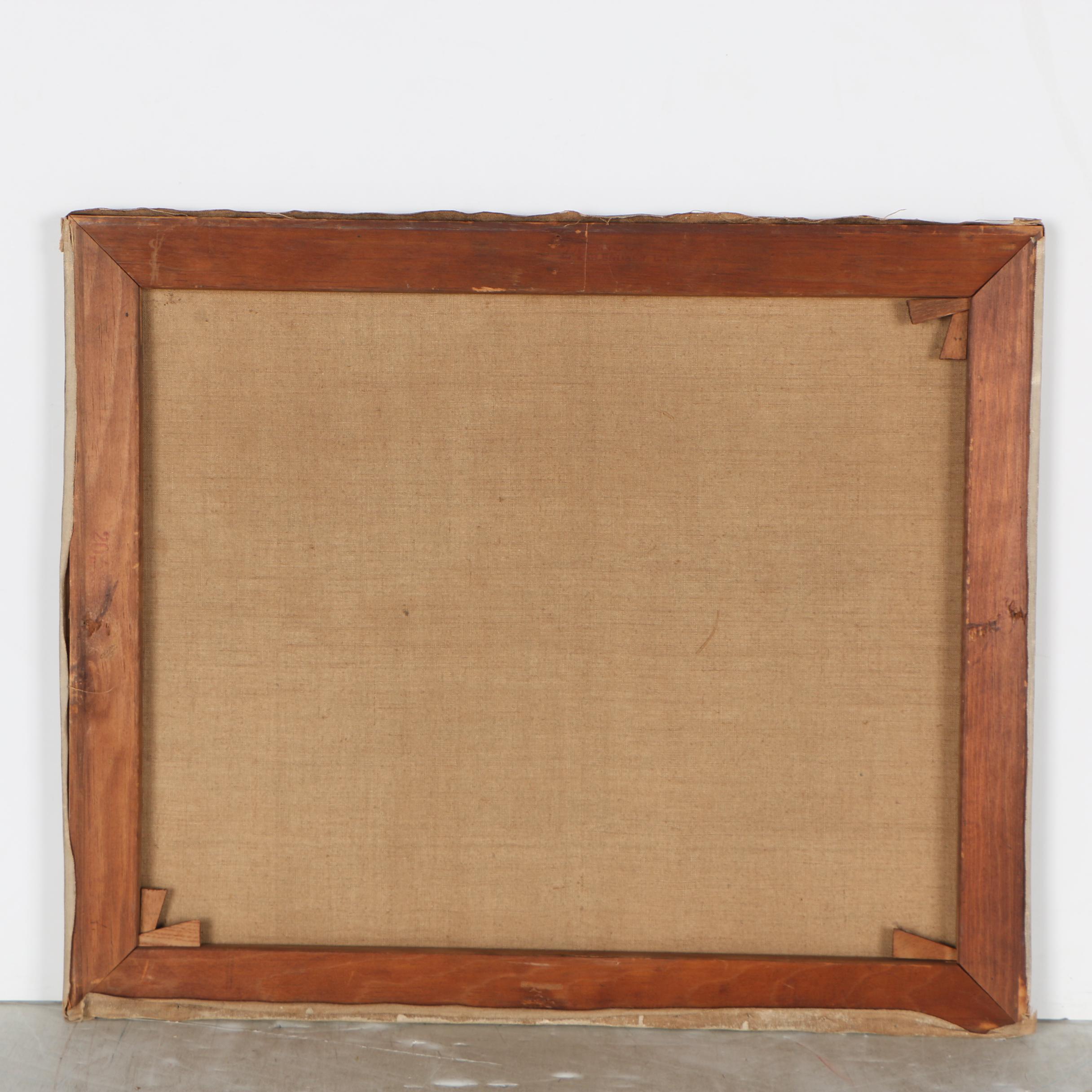 Lester J. Ambrose Oil Painting of Romance, 1936