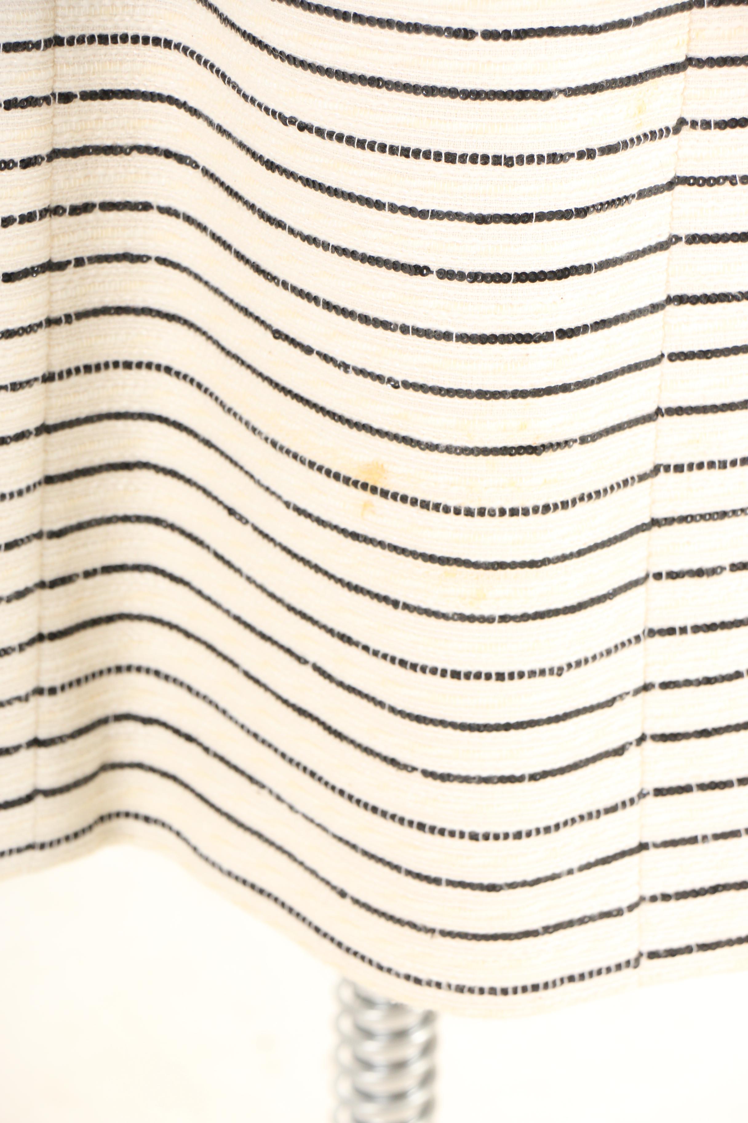 Chanel Cruise 2001 Collection Sequin Accented Tweed Coat