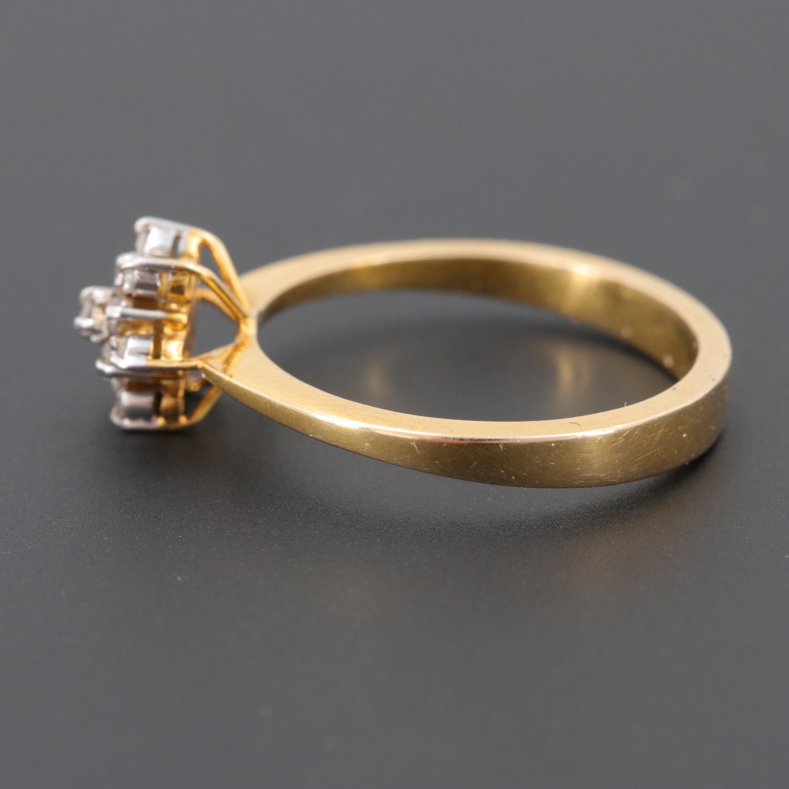 10K Yellow Gold Diamond Ring