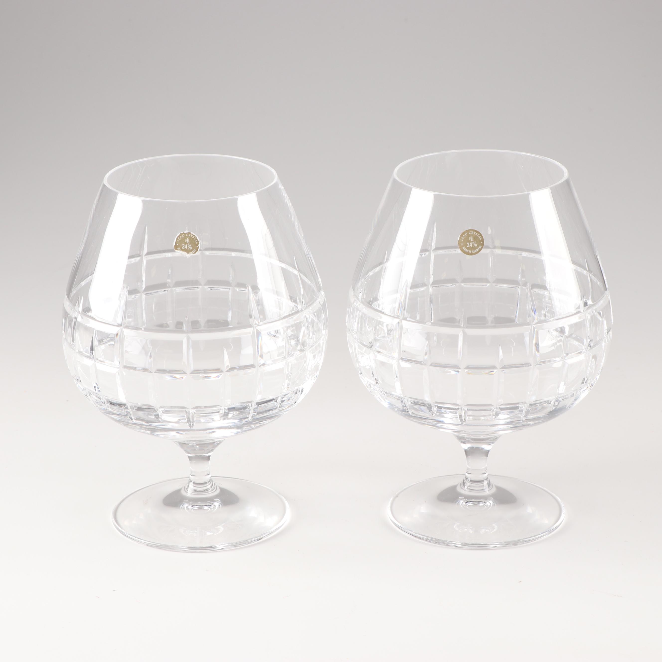 Ralph Lauren "Cocktail Party" Brandy Snifters