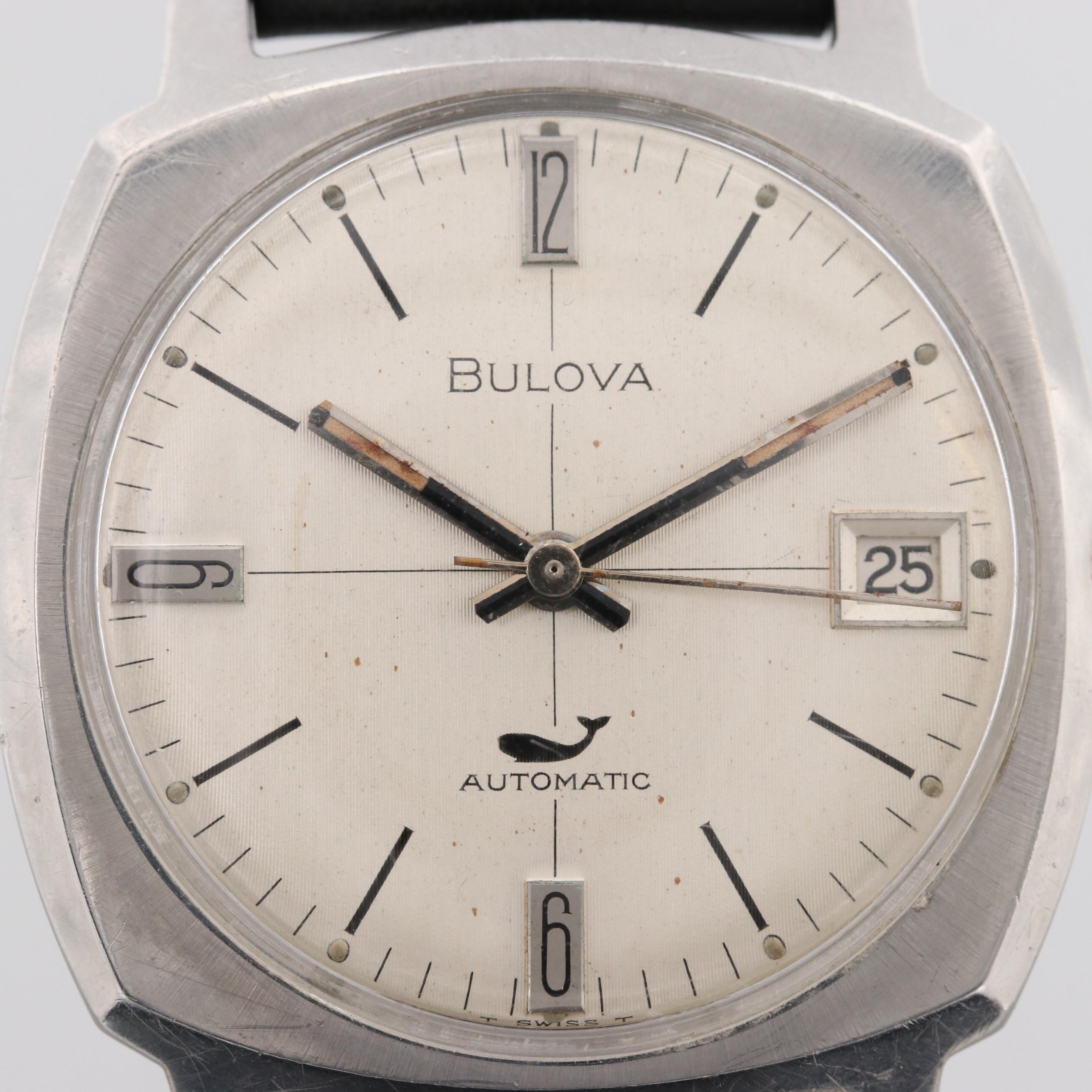 Vintage Bulova Stainless Steel Automatic Watch