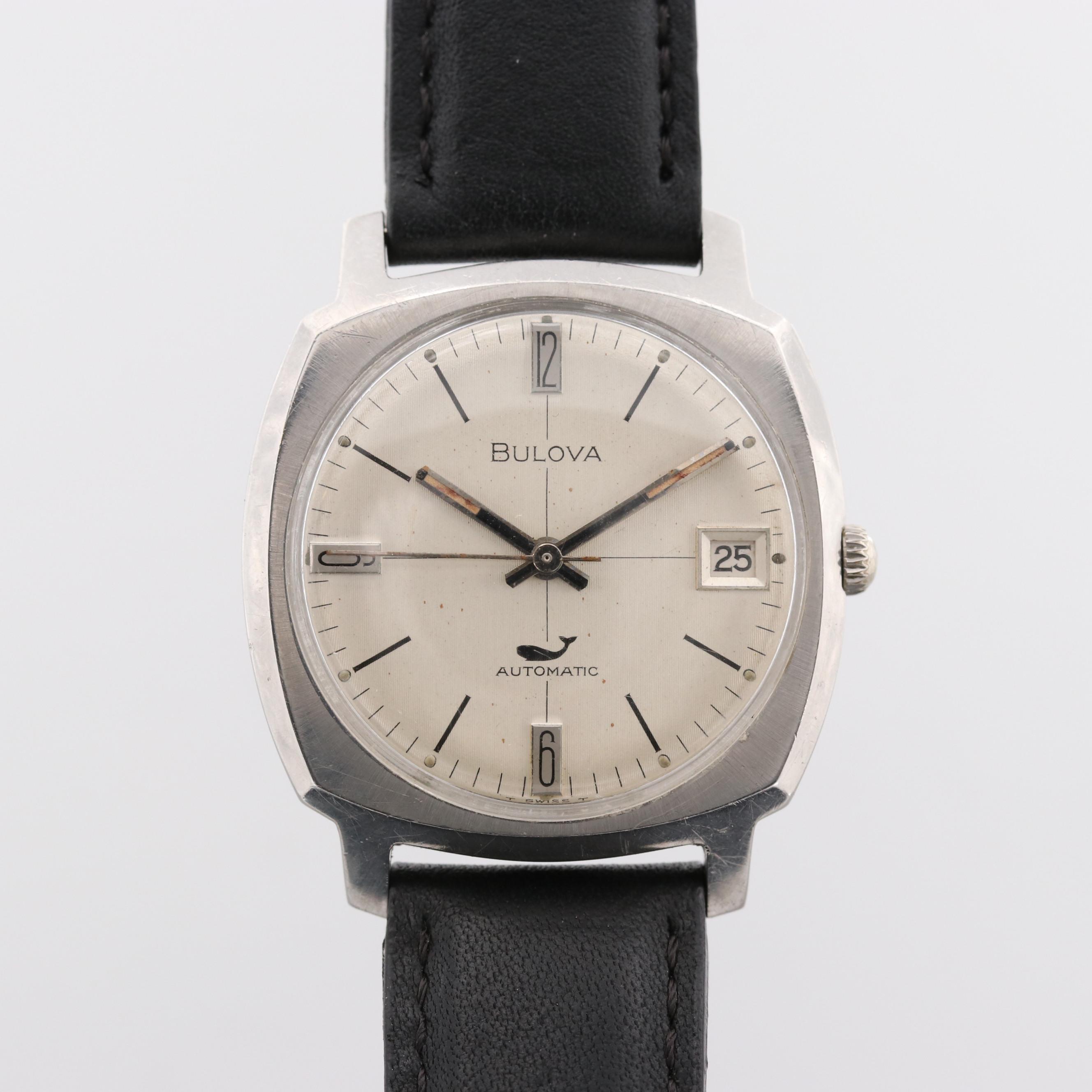 Vintage Bulova Stainless Steel Automatic Watch