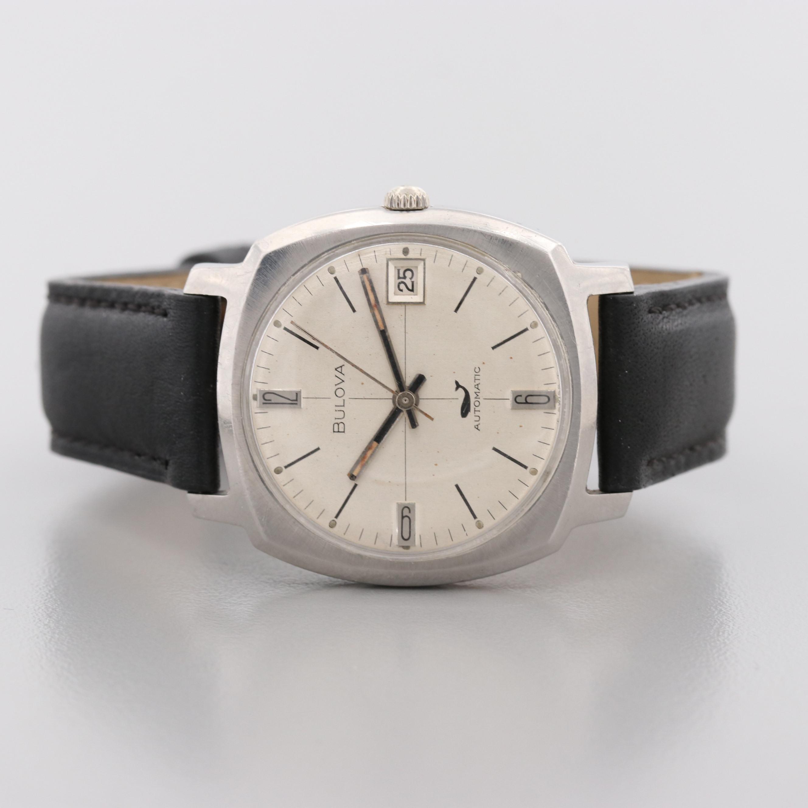 Vintage Bulova Stainless Steel Automatic Watch