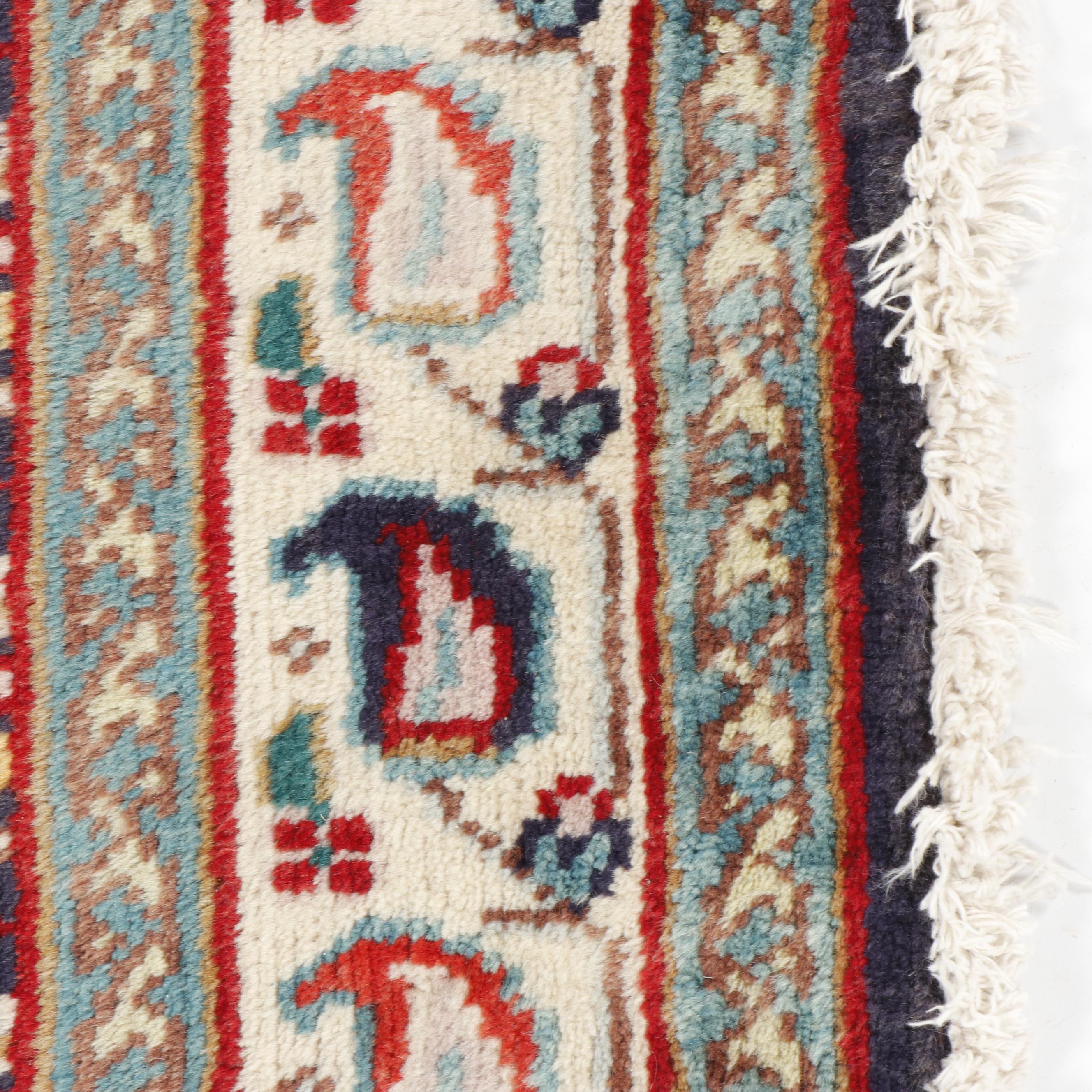 Hand-Knotted Persian Hamadan"Boteh" Wool Rug