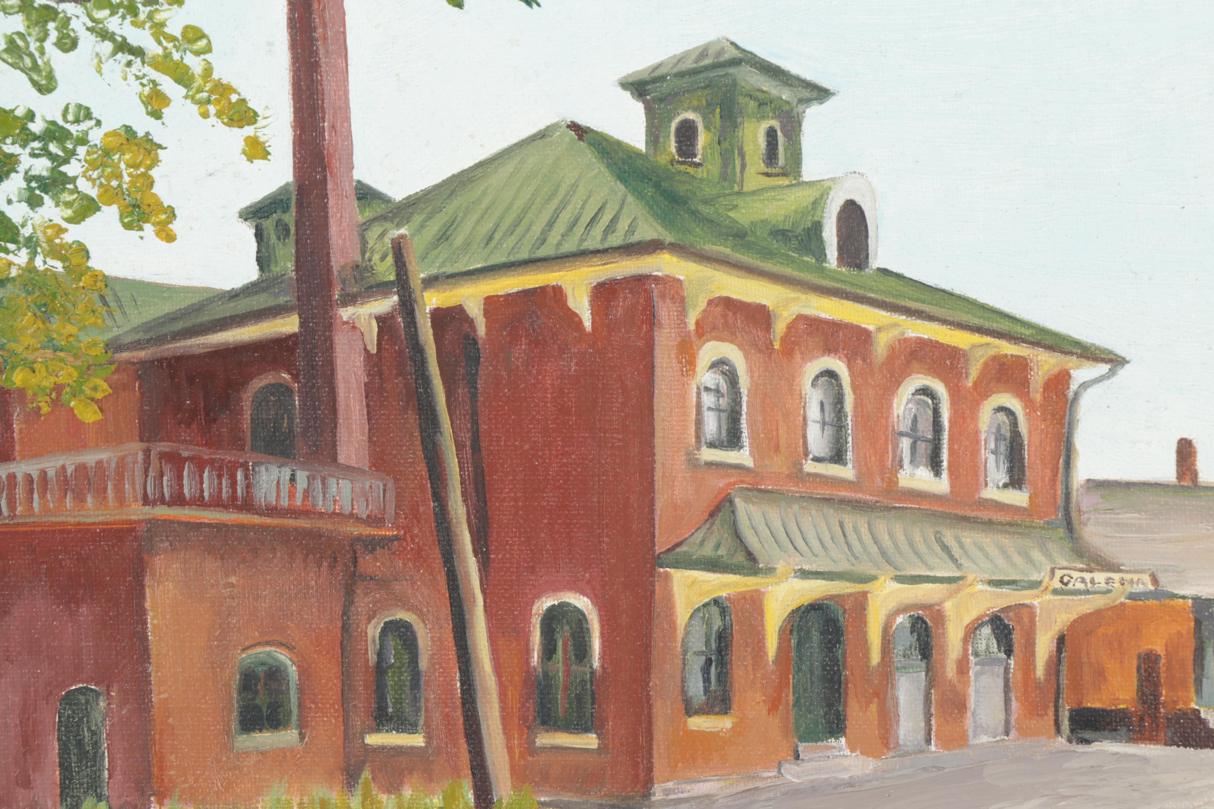 Jean Bruhn Oil Painting "Galena Depot"