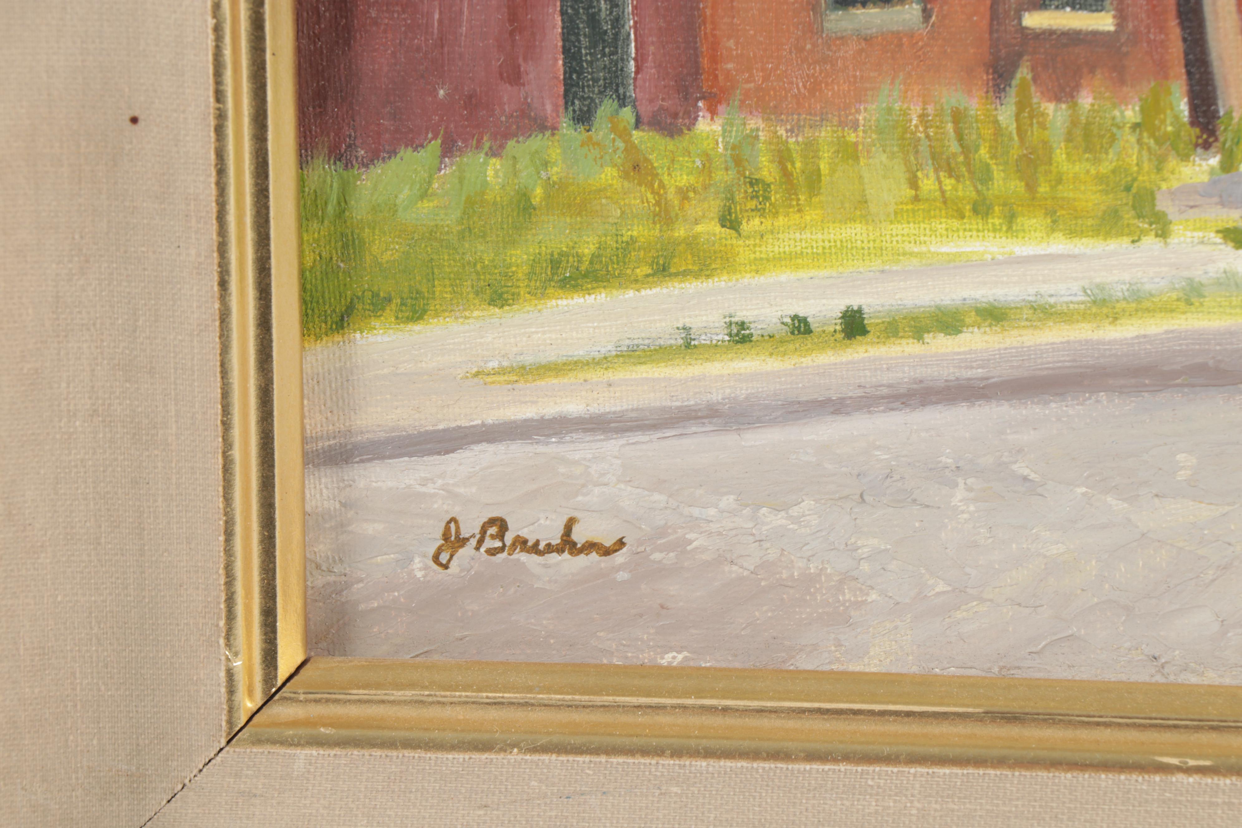 Jean Bruhn Oil Painting "Galena Depot"