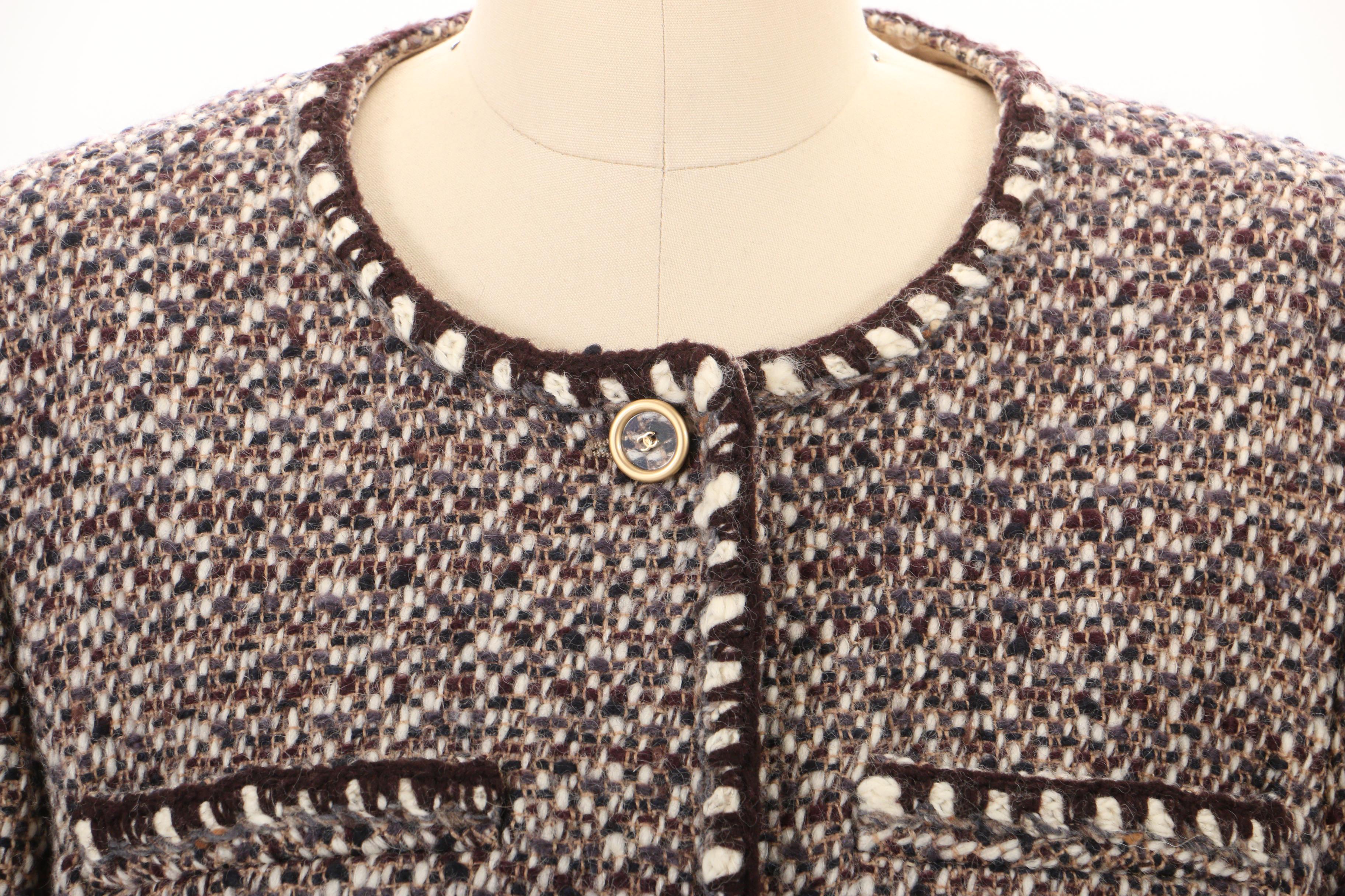 Chanel Fall/Winter 2001 Runway Collection Tweed Skirt Suit