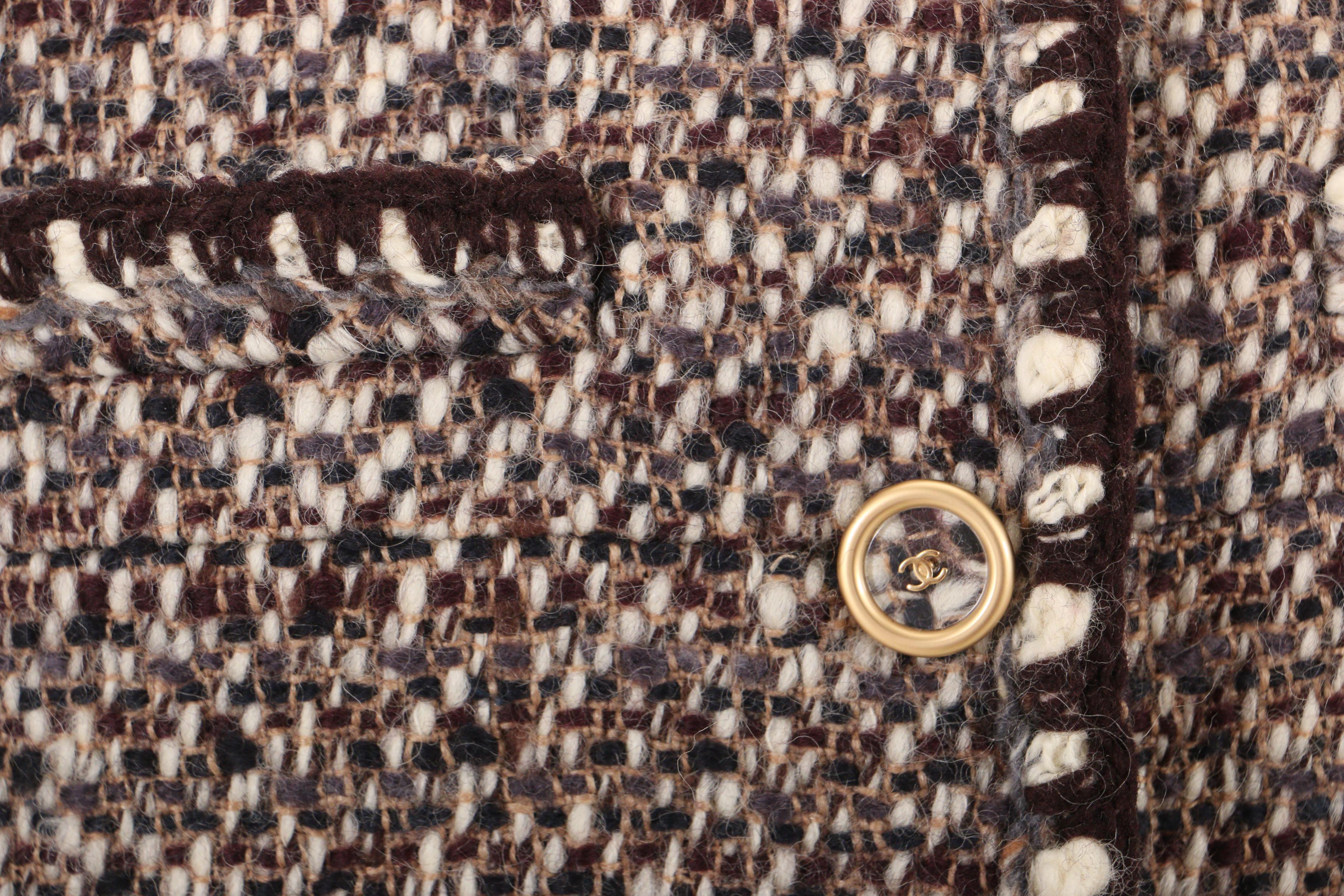 Chanel Fall/Winter 2001 Runway Collection Tweed Skirt Suit