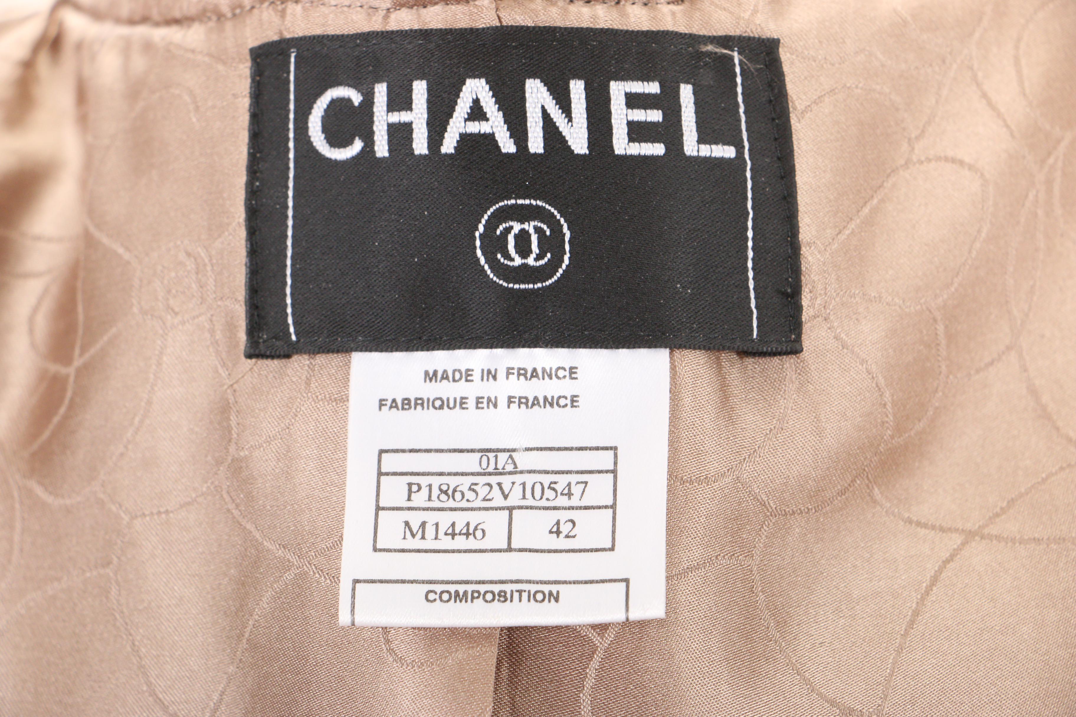 Chanel Fall/Winter 2001 Runway Collection Tweed Skirt Suit
