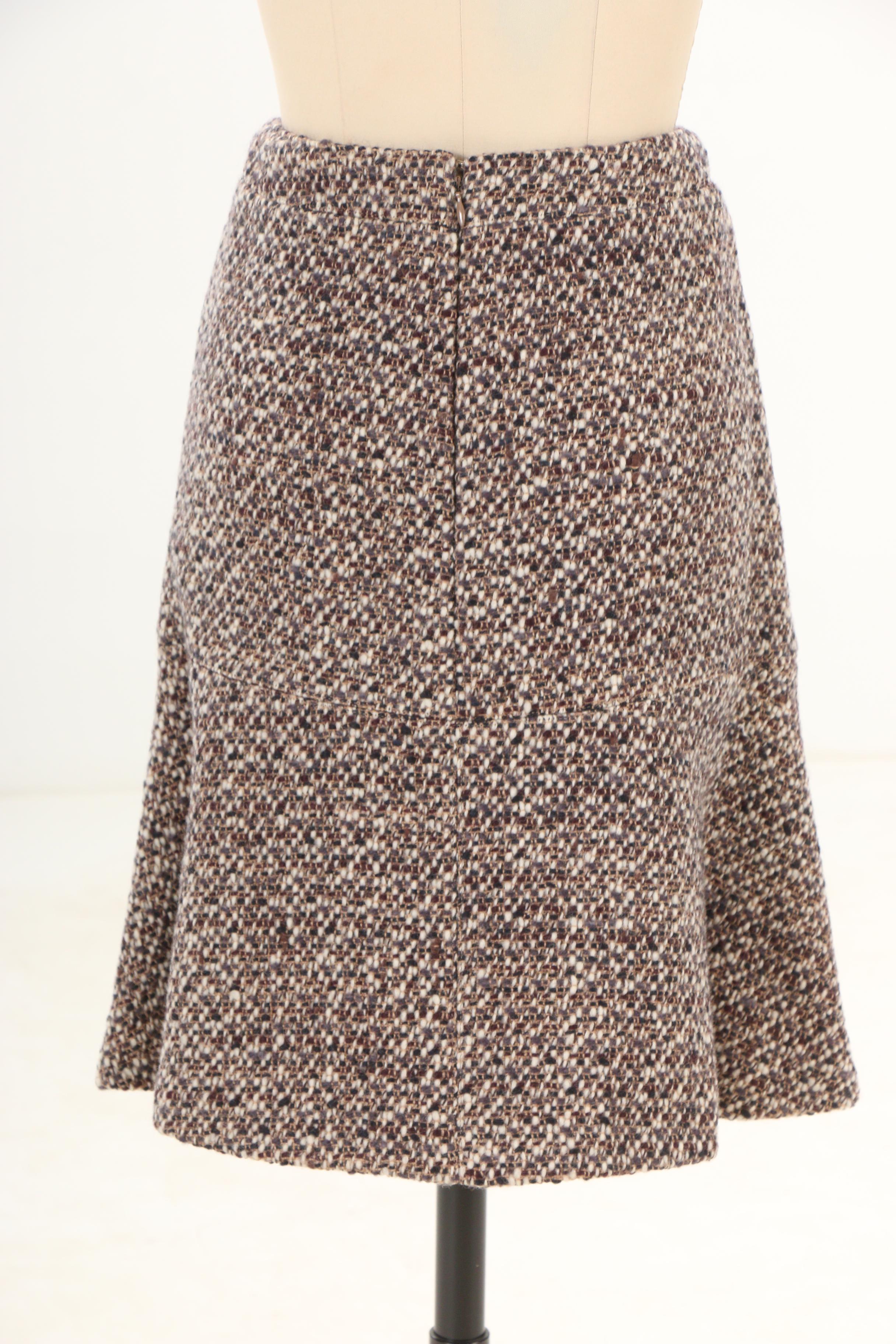 Chanel Fall/Winter 2001 Runway Collection Tweed Skirt Suit