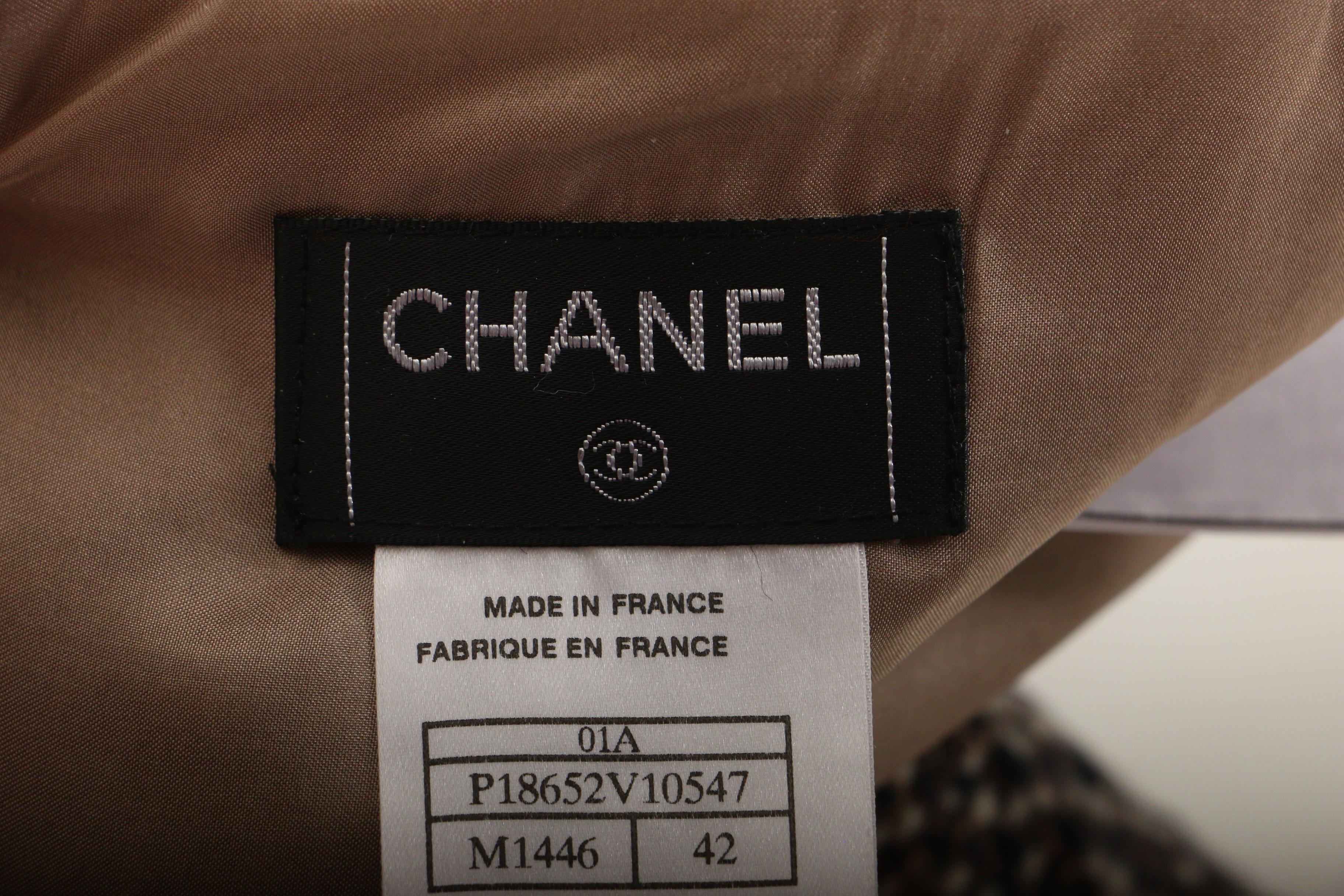 Chanel Fall/Winter 2001 Runway Collection Tweed Skirt Suit