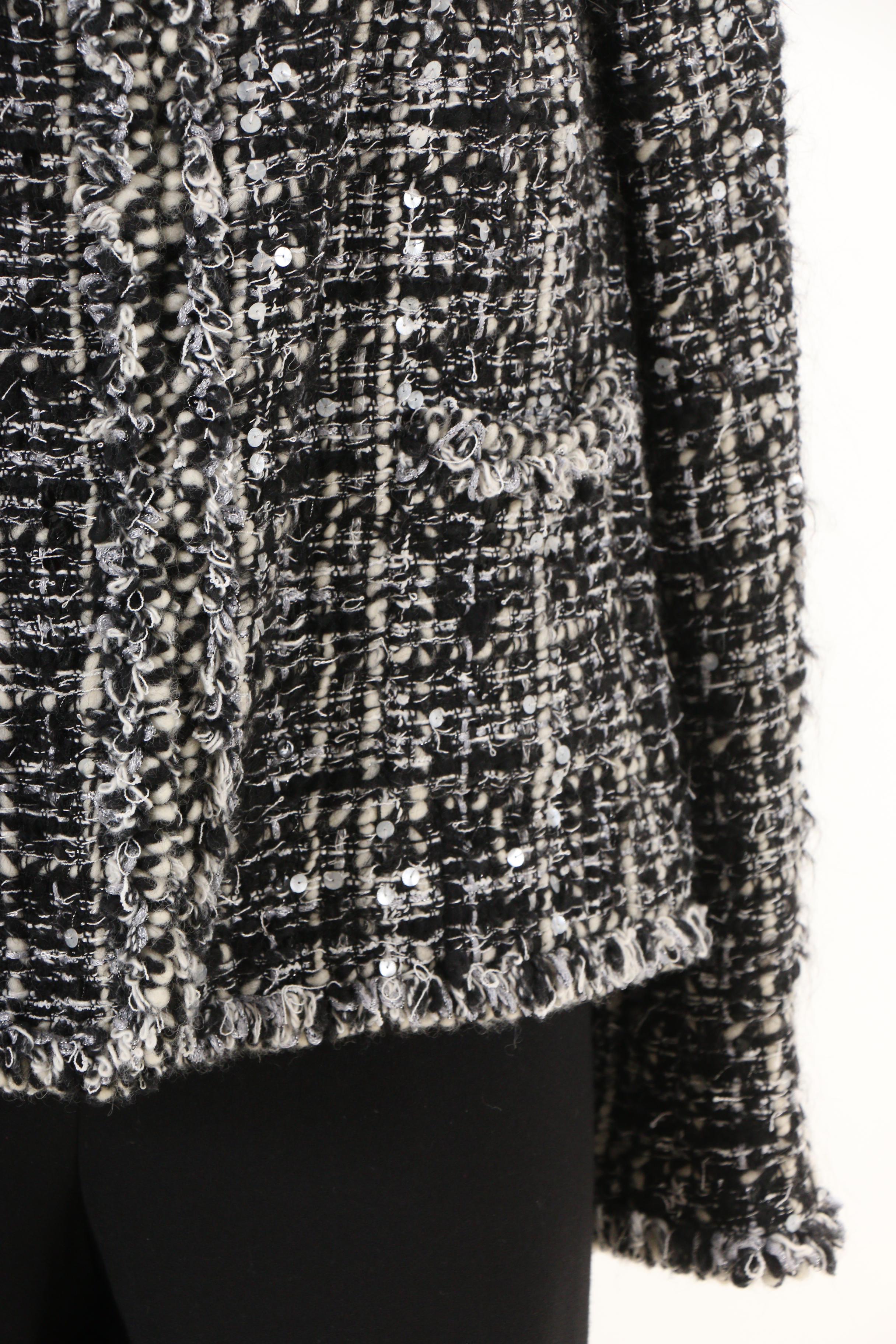 Chanel Fall/Winter 2003 Collection Sequin Accent Jacket and Wool Trousers