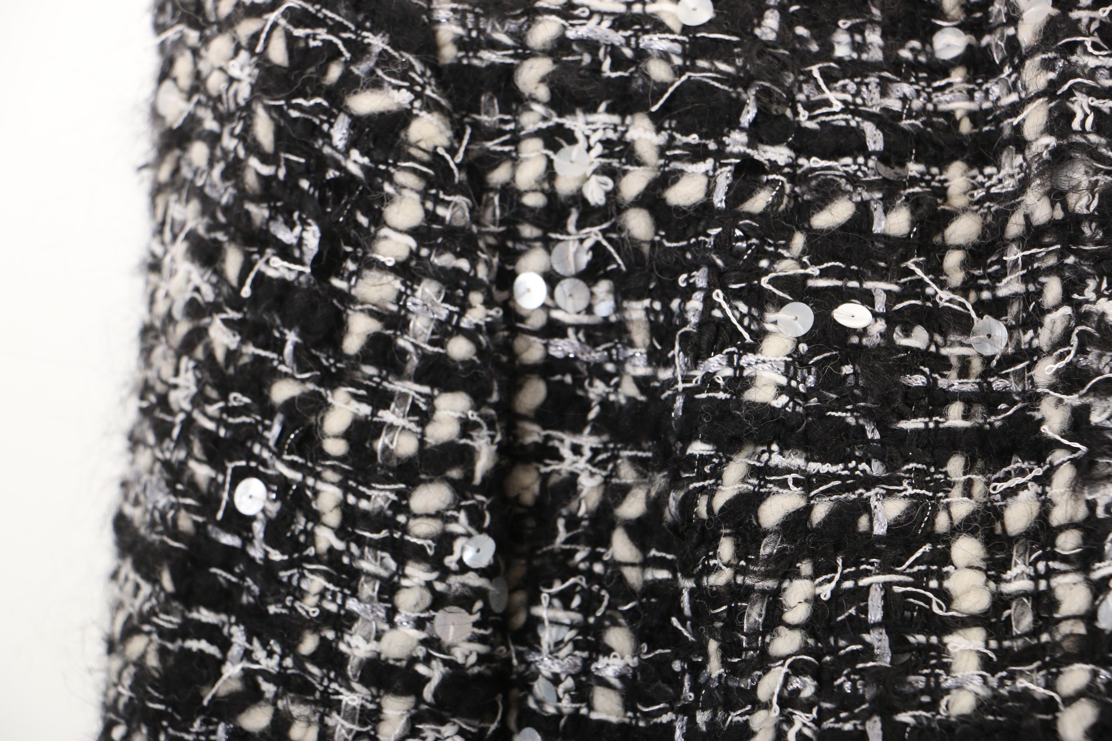 Chanel Fall/Winter 2003 Collection Sequin Accent Jacket and Wool Trousers