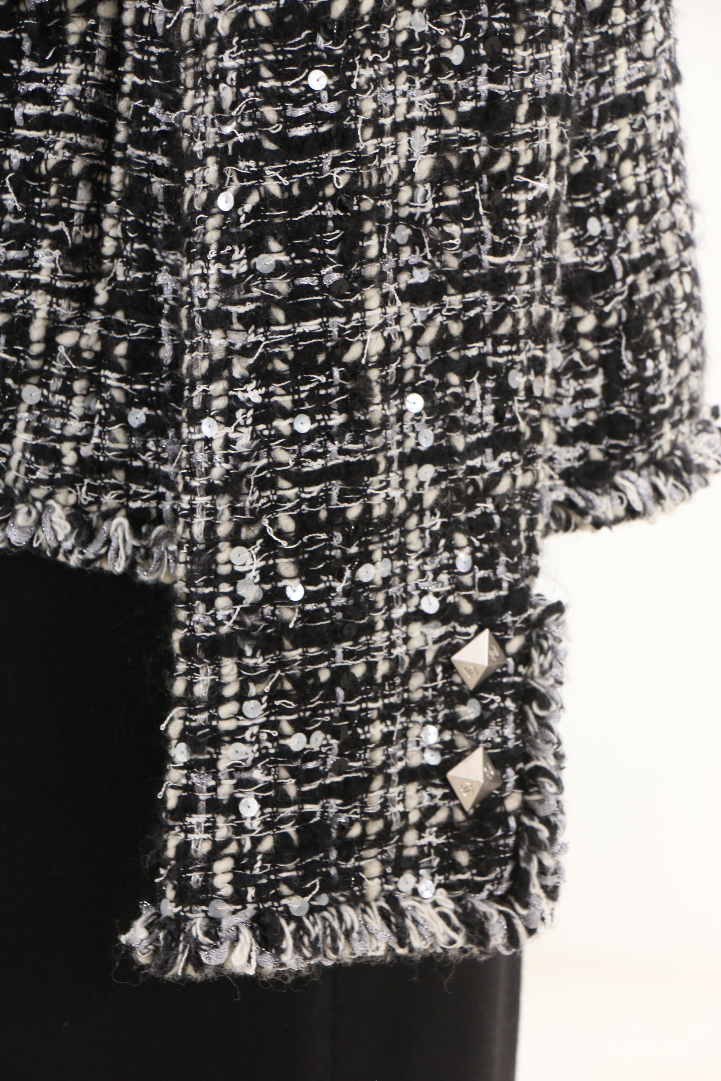 Chanel Fall/Winter 2003 Collection Sequin Accent Jacket and Wool Trousers