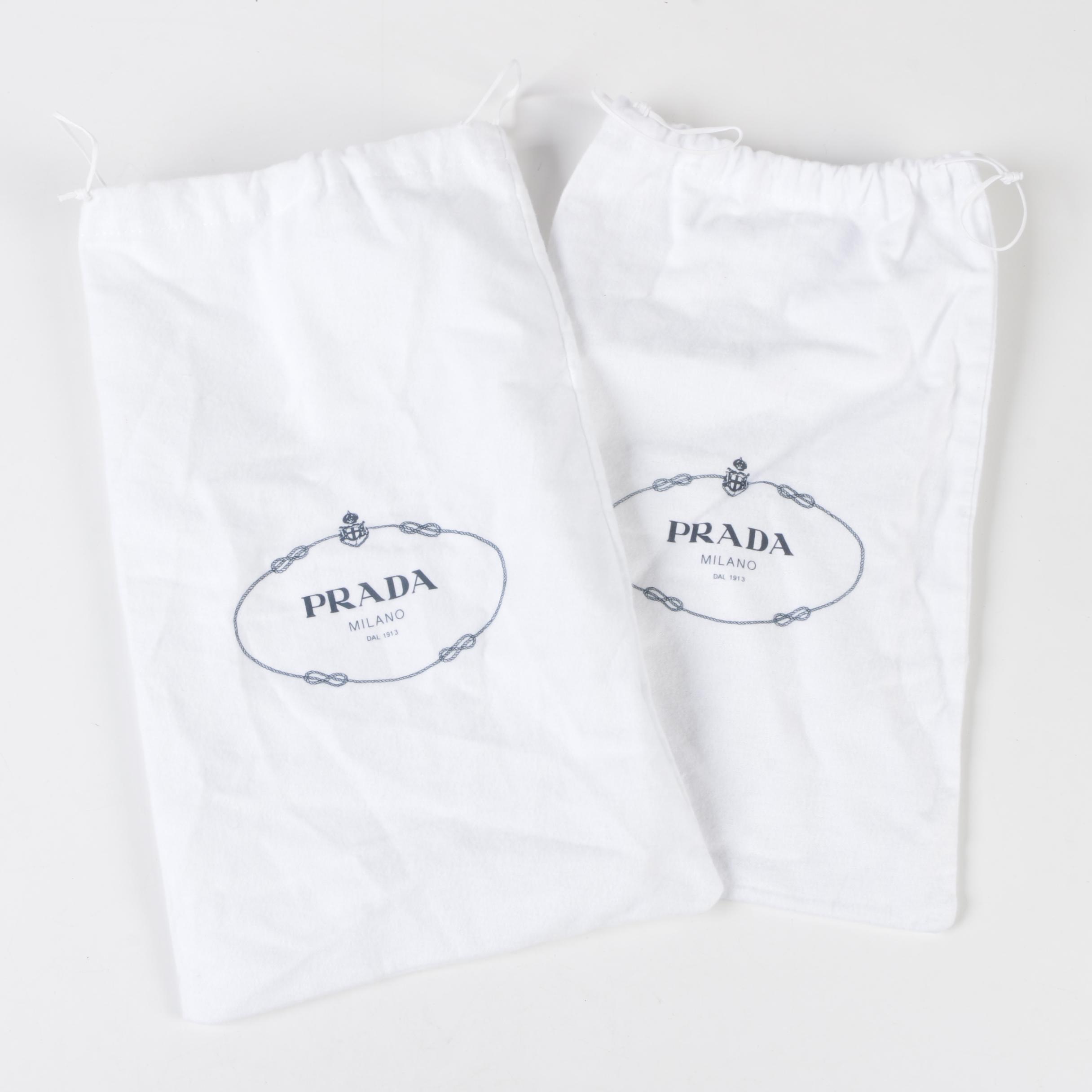 Women's Prada Black Textured Patent Leather Pumps