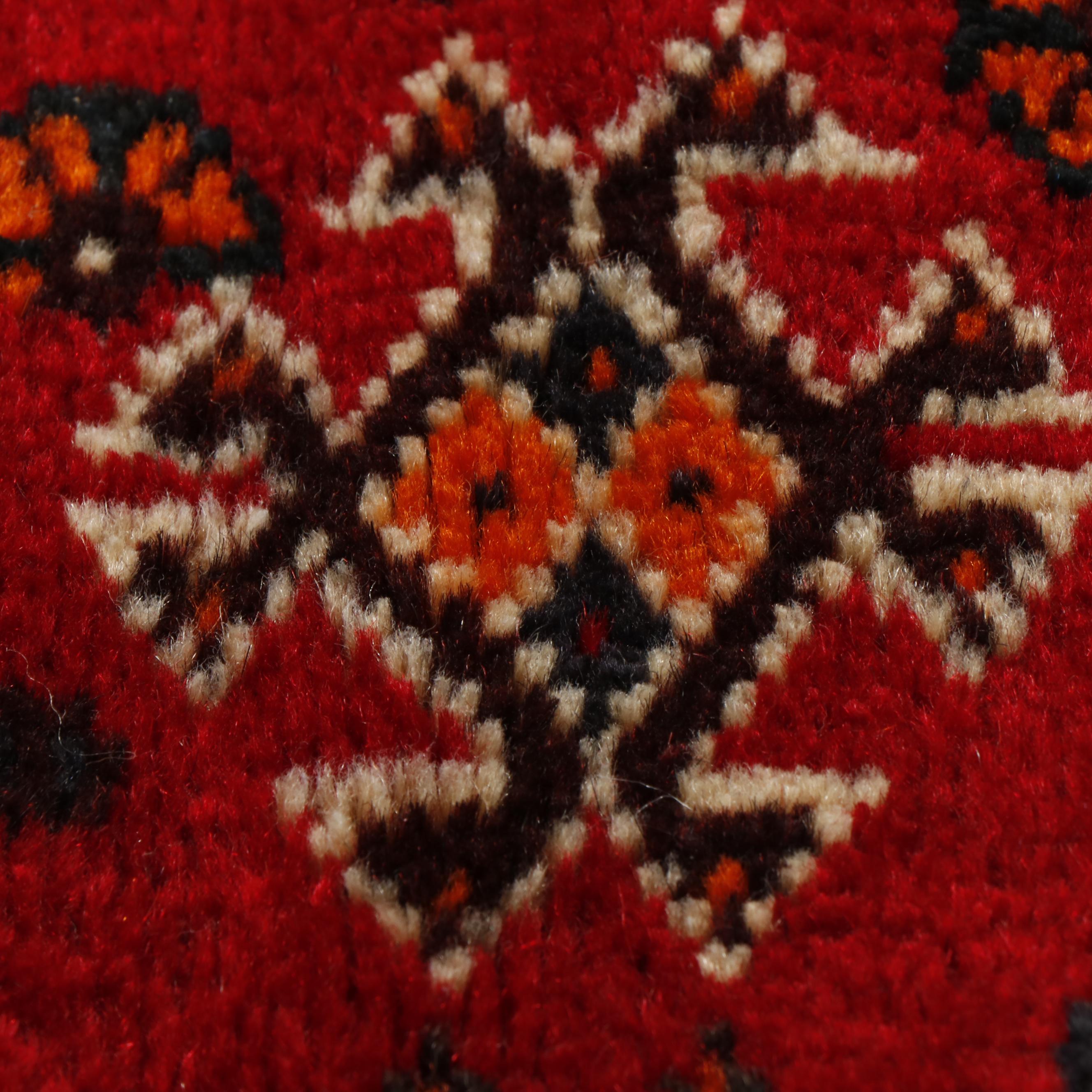 Hand-Knotted Persian Qashqai Wool Rug