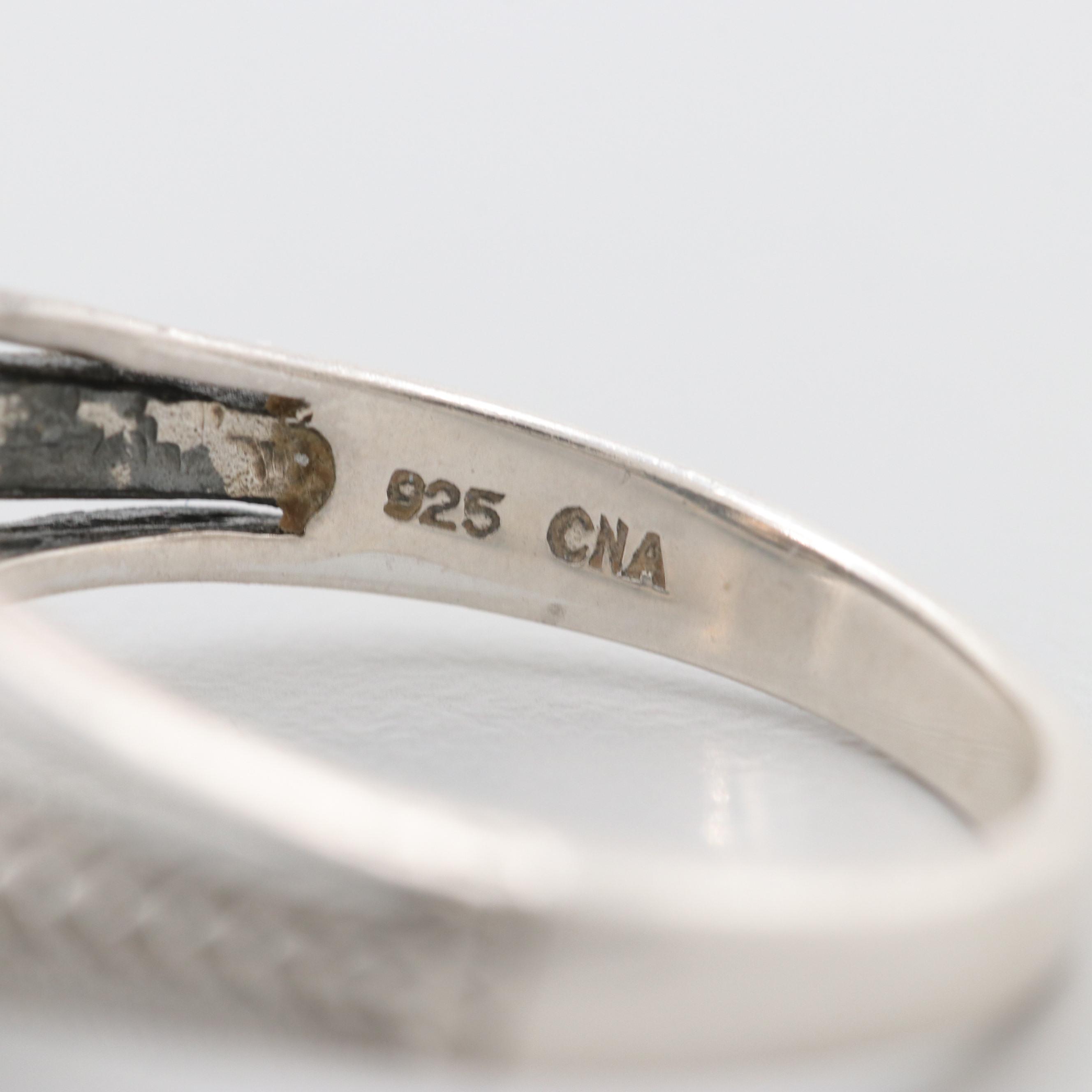 Sterling Silver Smoky Quartz Filigree Ring