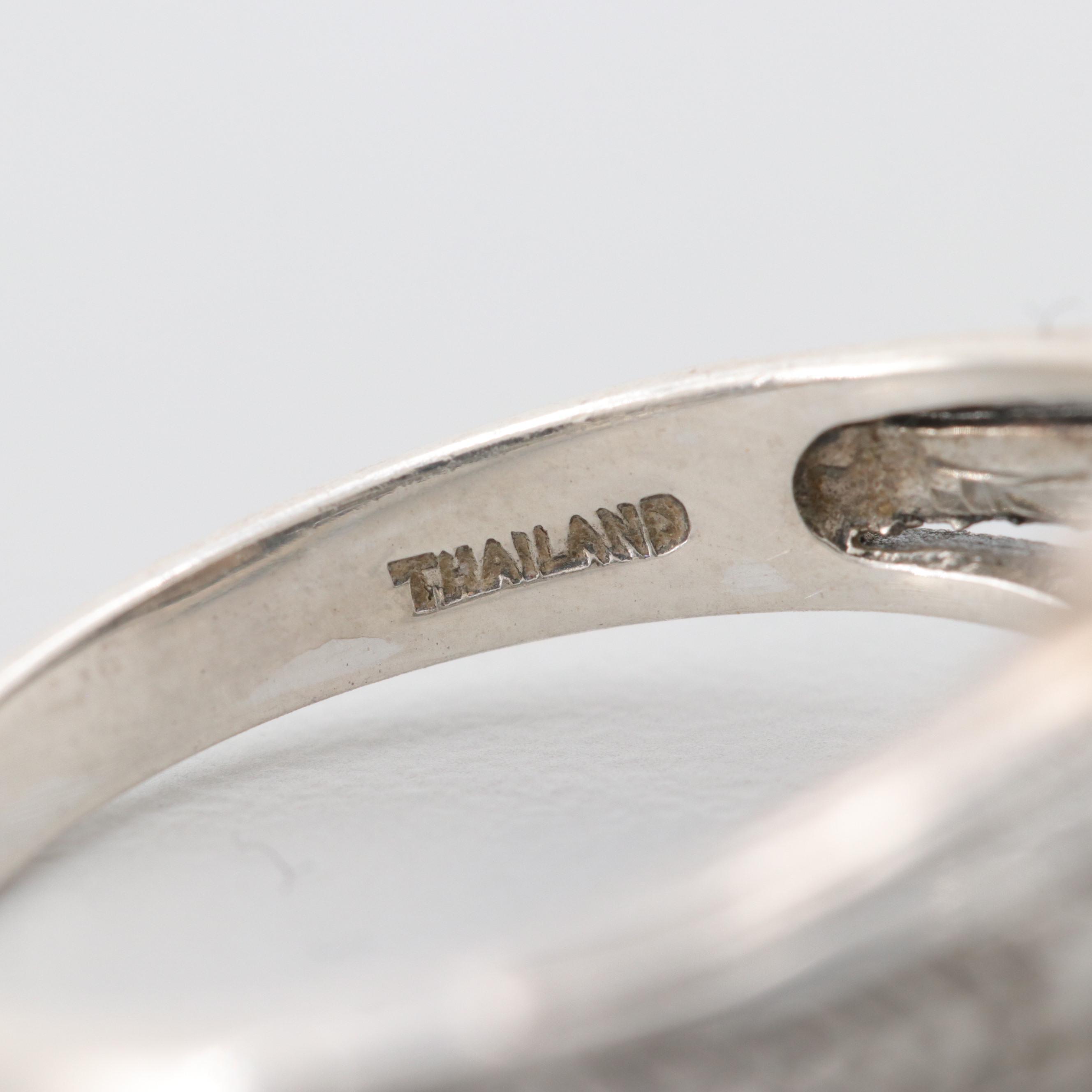 Sterling Silver Smoky Quartz Filigree Ring