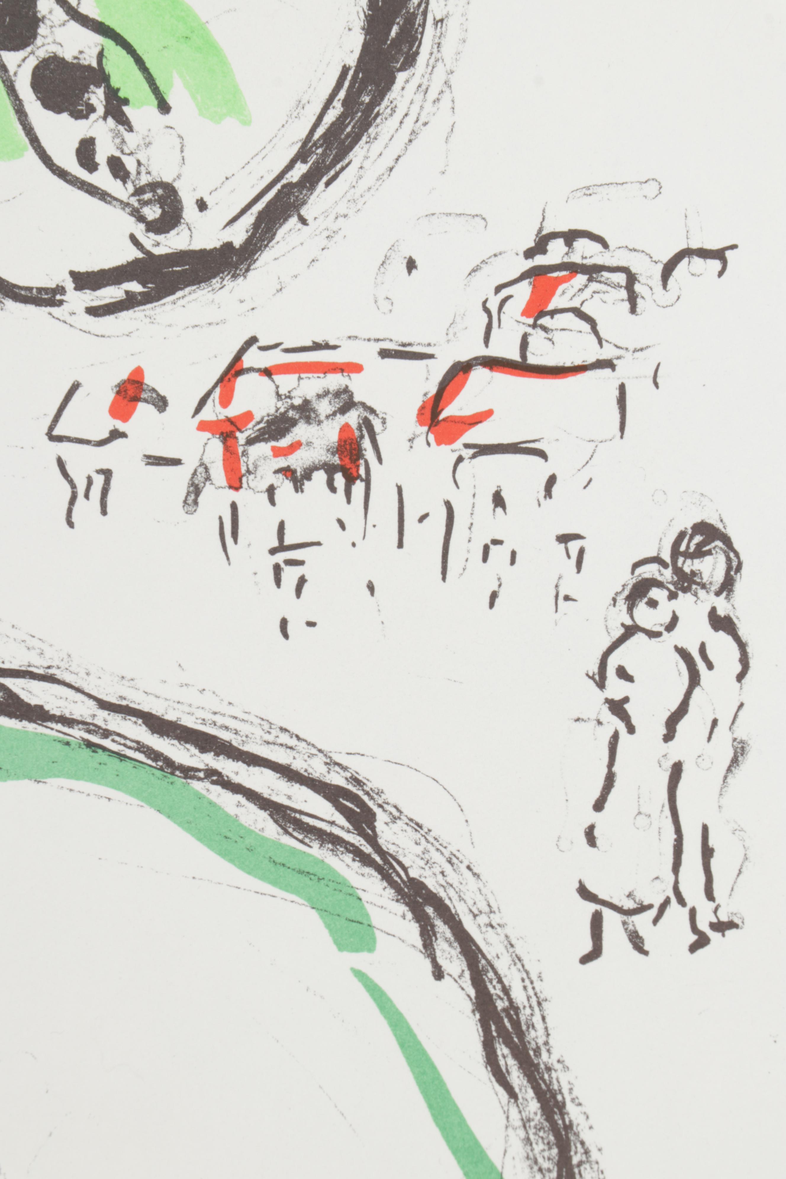 Marc Chagall Lithograph Poster "L'Artiste Phenix" for Galerie Maeght