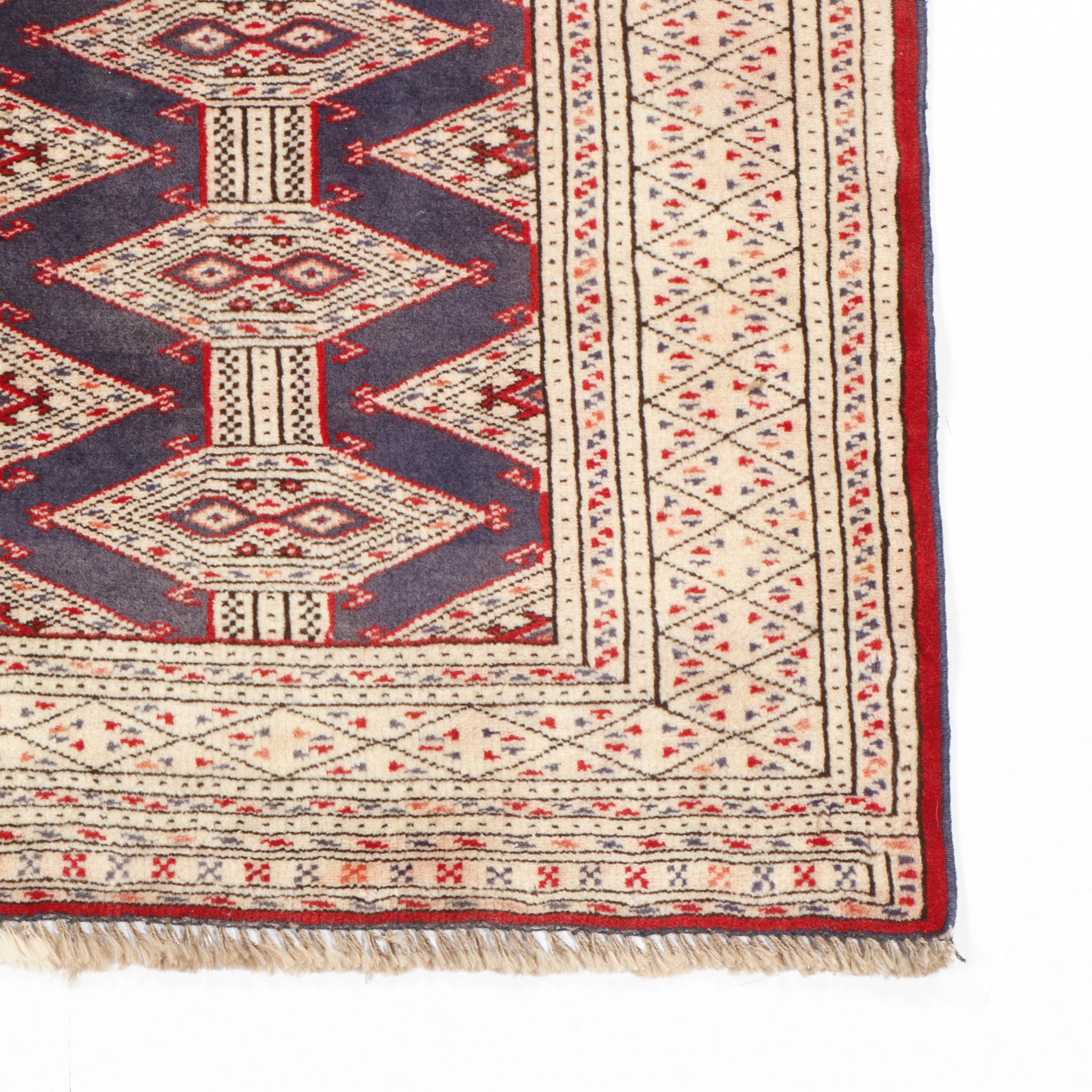 Hand-Knotted Persian Baluch Wool Rug