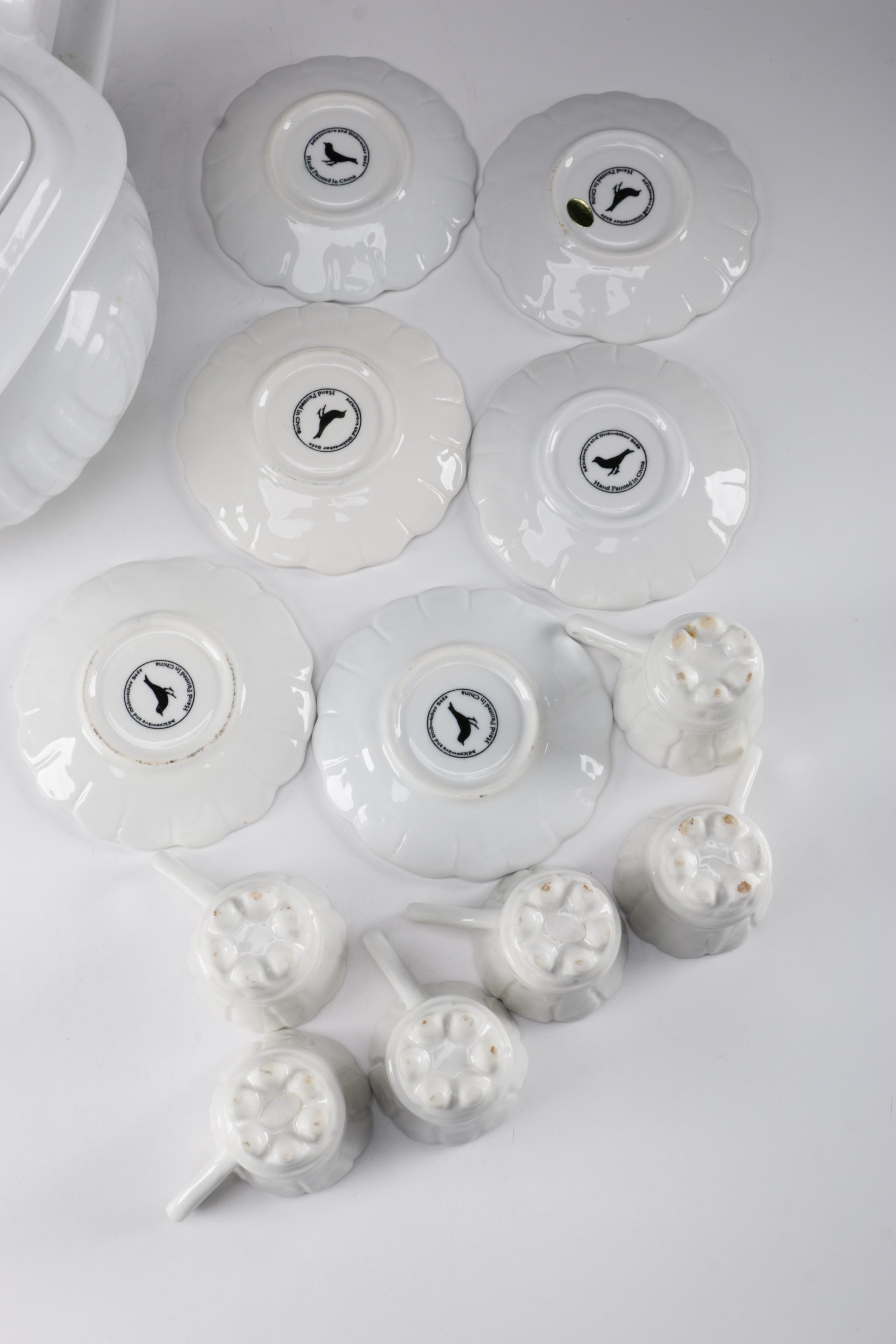 Antique Reflections Ceramic Tea Set