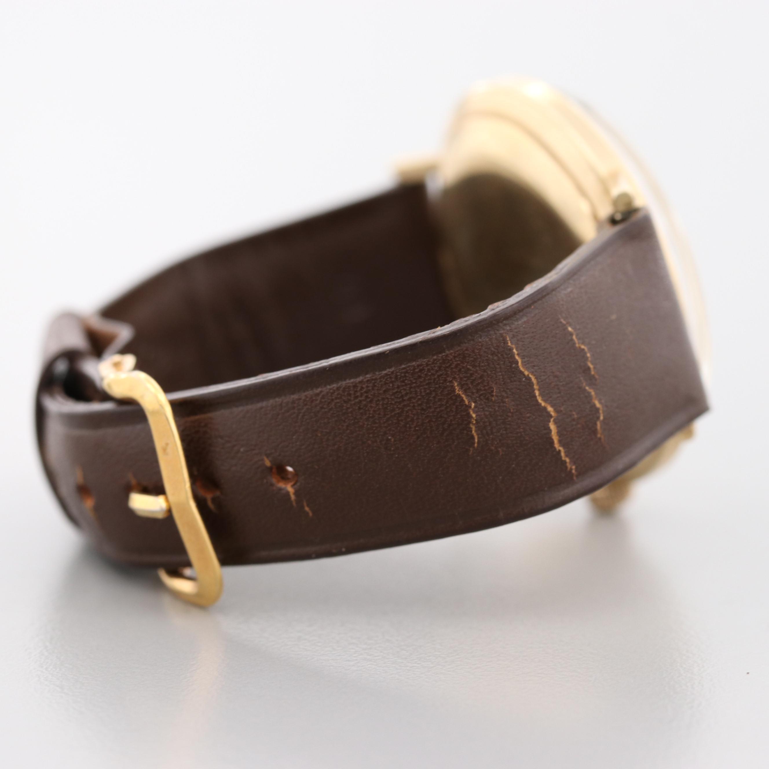 Hamilton Masterpiece 14K Yellow Gold Electronic Watch With Date Window