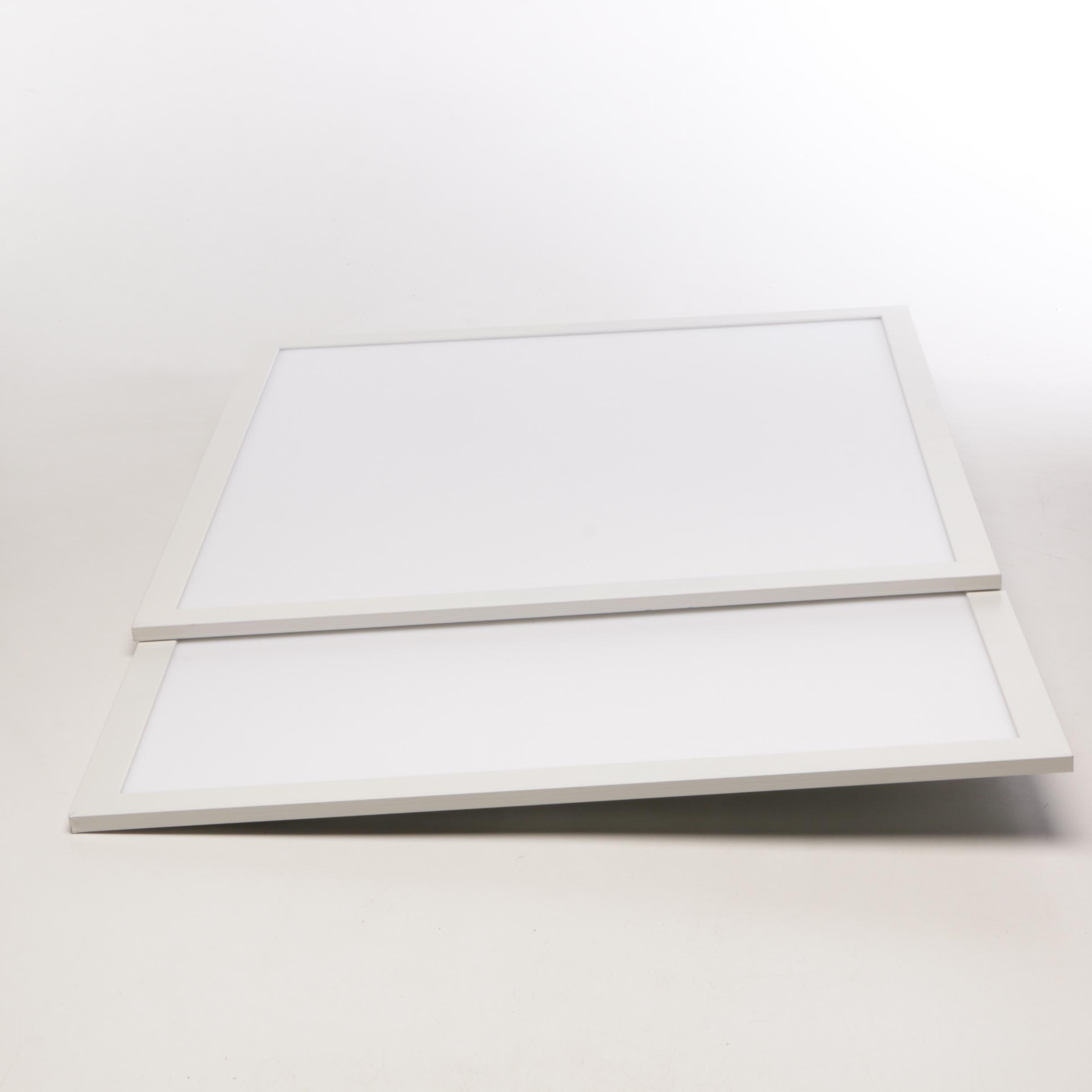 Satco Nuvo 2'x2' LED Flat Panel Lighting Fixtures 2-Pack