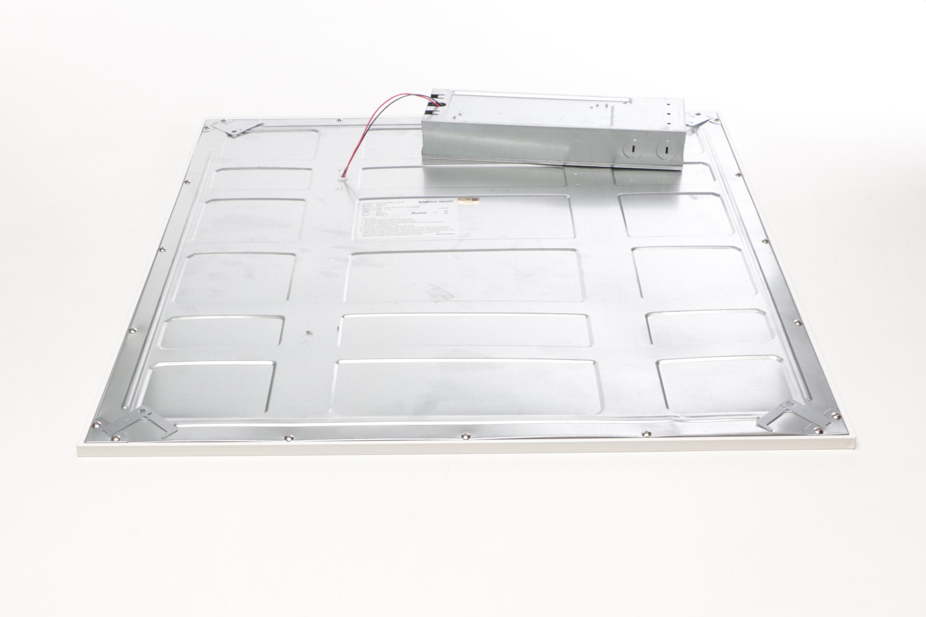 Satco Nuvo 2'x2' LED Flat Panel Lighting Fixtures 2-Pack