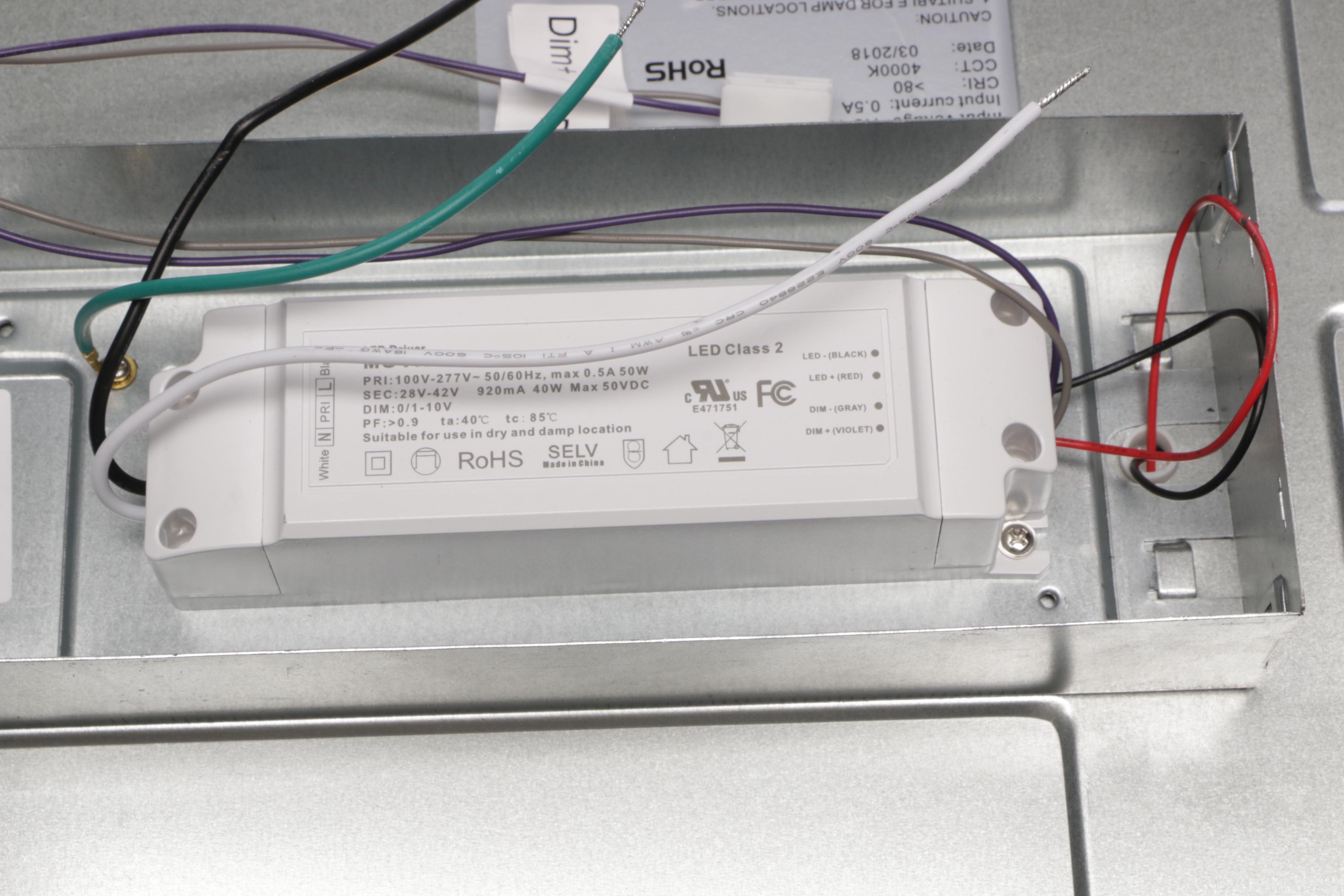 Satco Nuvo 2'x2' LED Flat Panel Lighting Fixtures 2-Pack