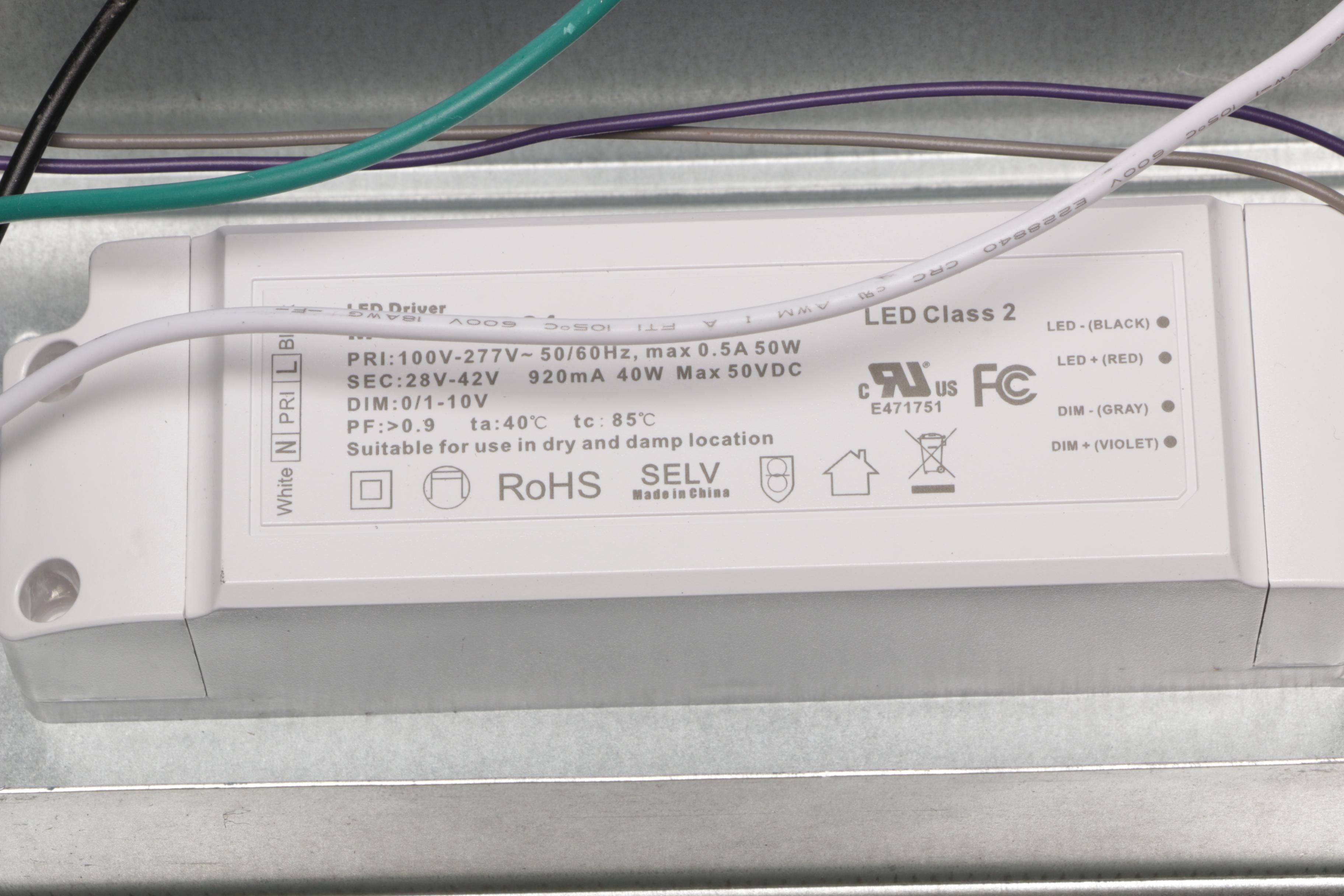 Satco Nuvo 2'x2' LED Flat Panel Lighting Fixtures 2-Pack