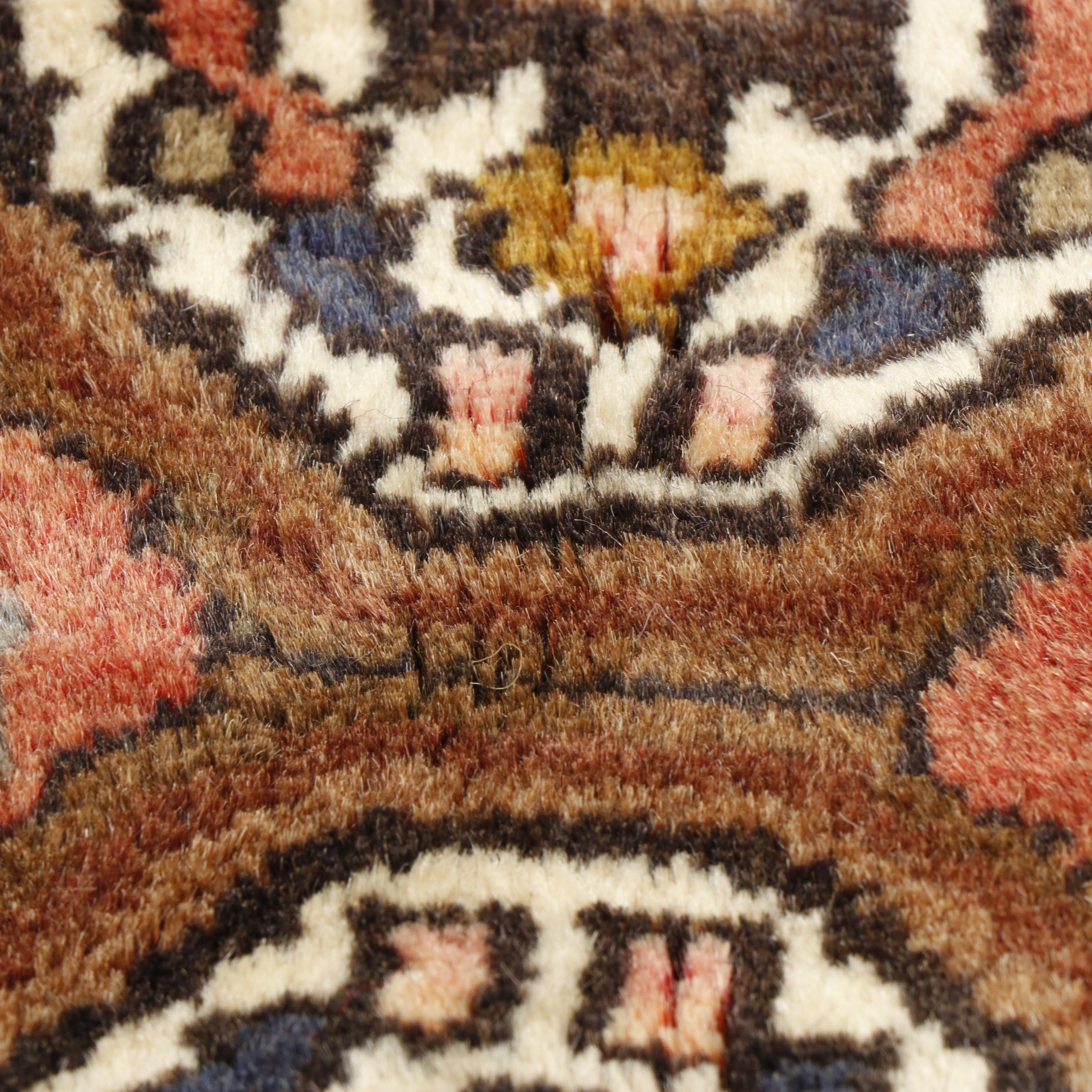 Hand Knotted Persian Heriz Wool Rug