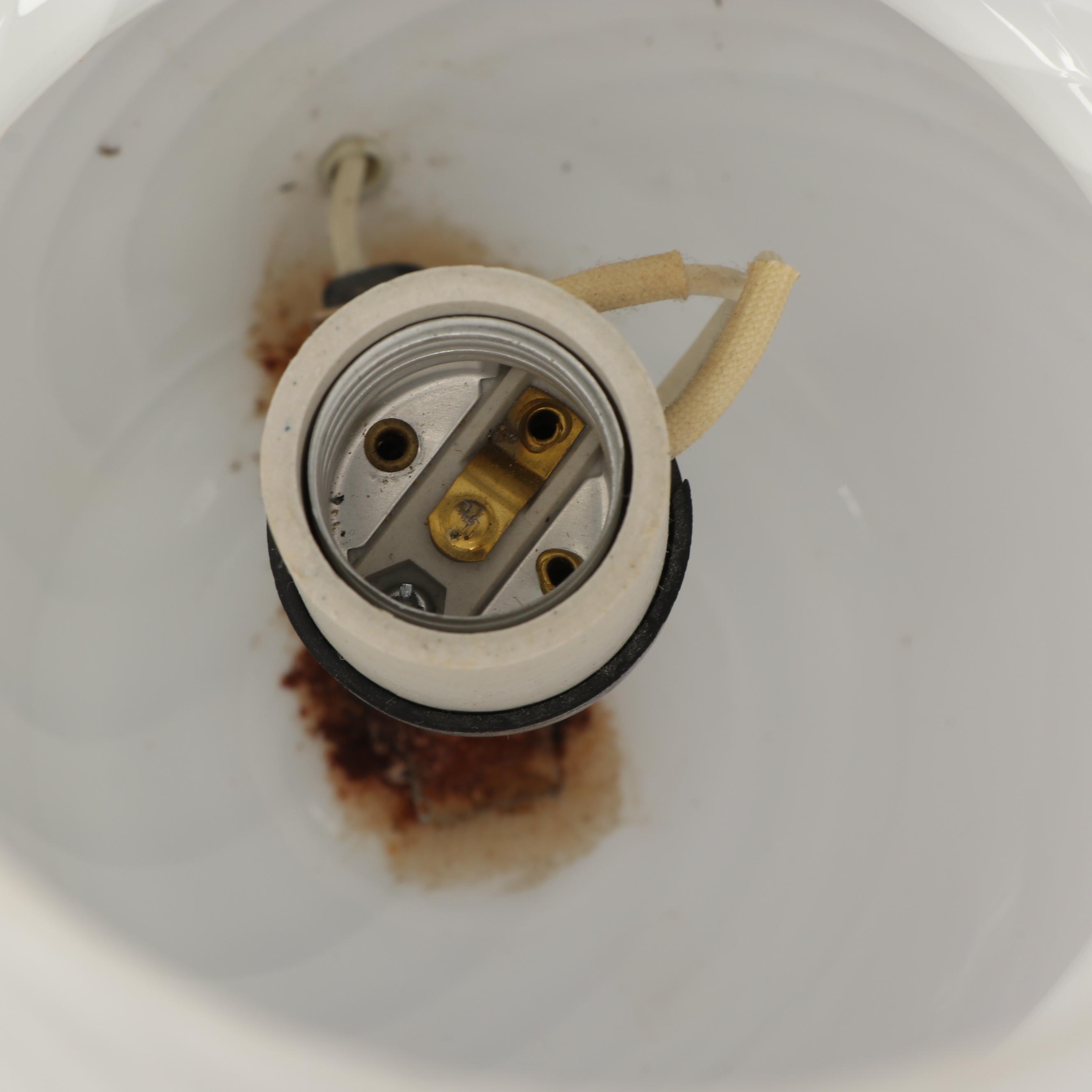 Mid Century Modern Venini Murano Handblown Glass Mushroom Lamp