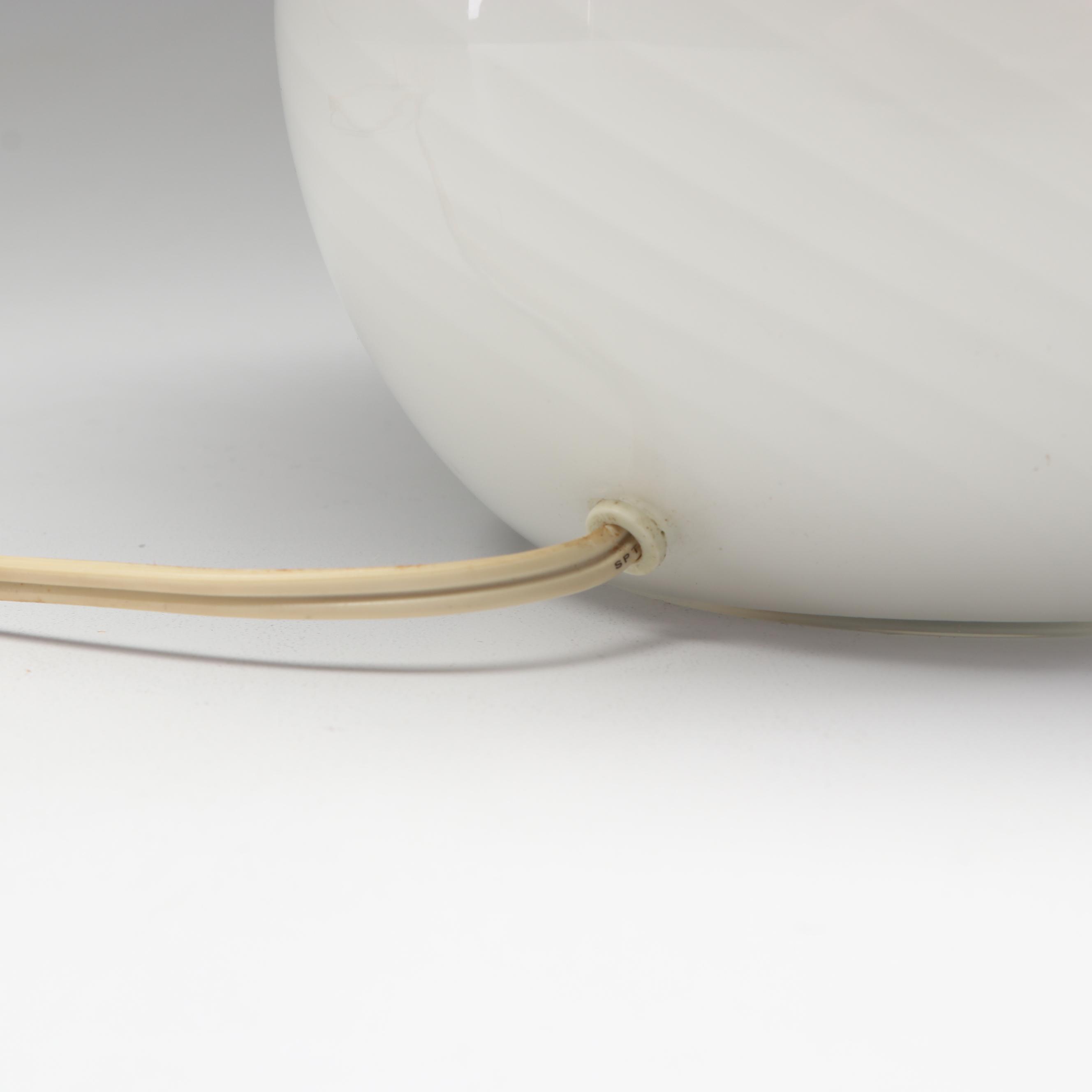 Mid Century Modern Venini Murano Handblown Glass Mushroom Lamp