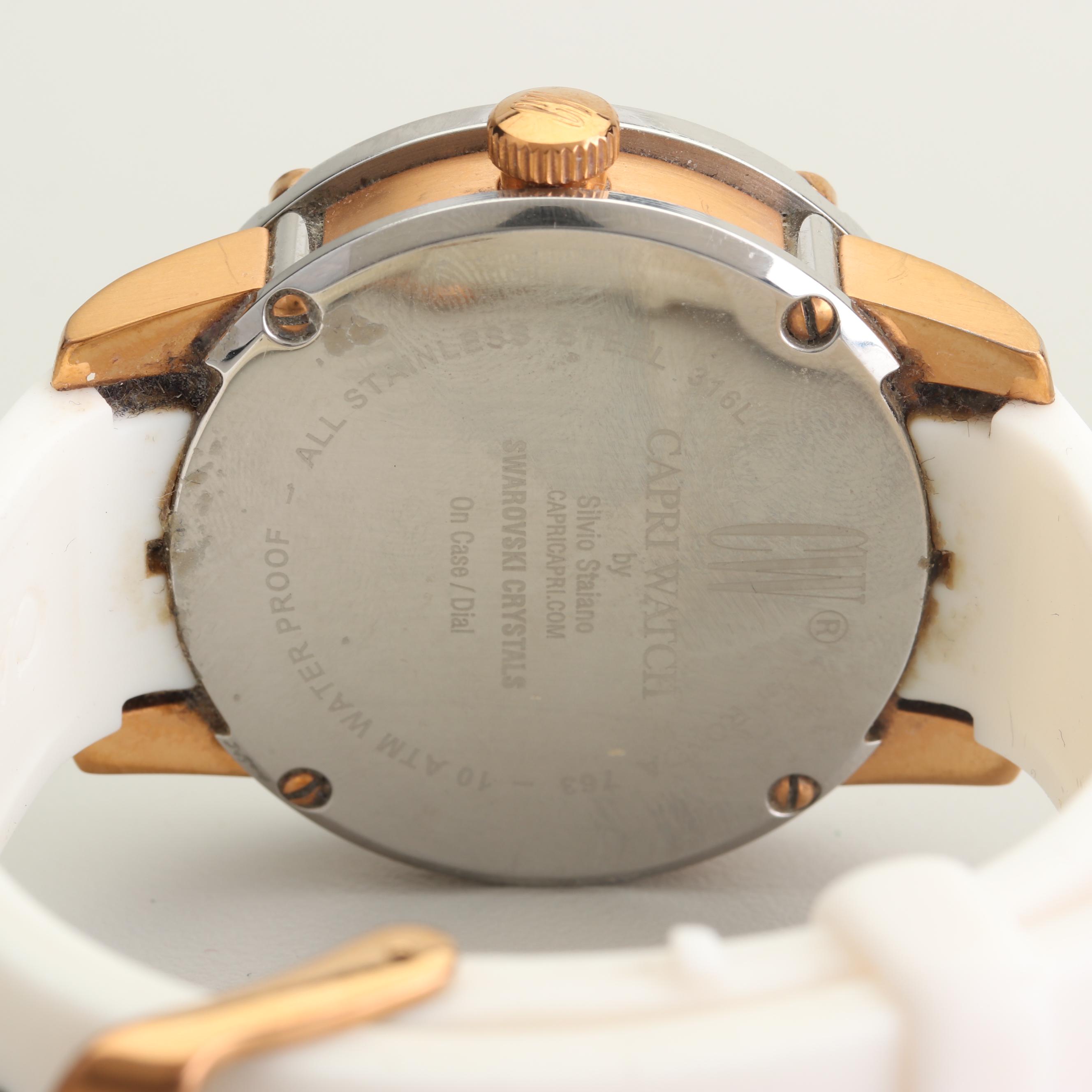 Capri by Silvio Staiano Swarovski Crystal Watch