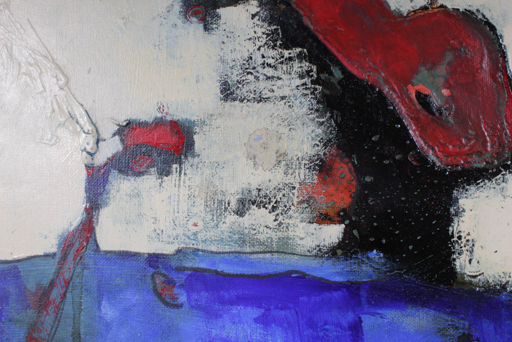 Milagros Pongo Abstract Oil Painting